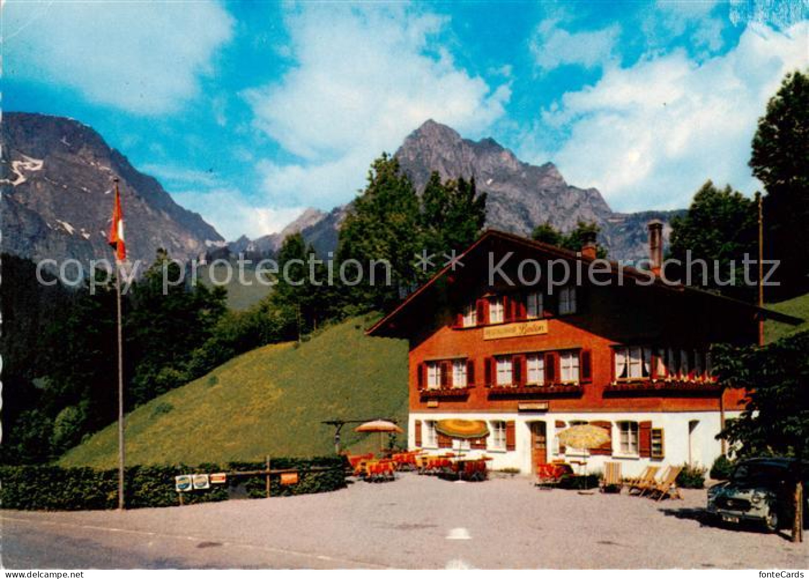 13830017 Engelberg  OW Restaurant Boden Mit Hutstock Juchlipass  - Sonstige & Ohne Zuordnung