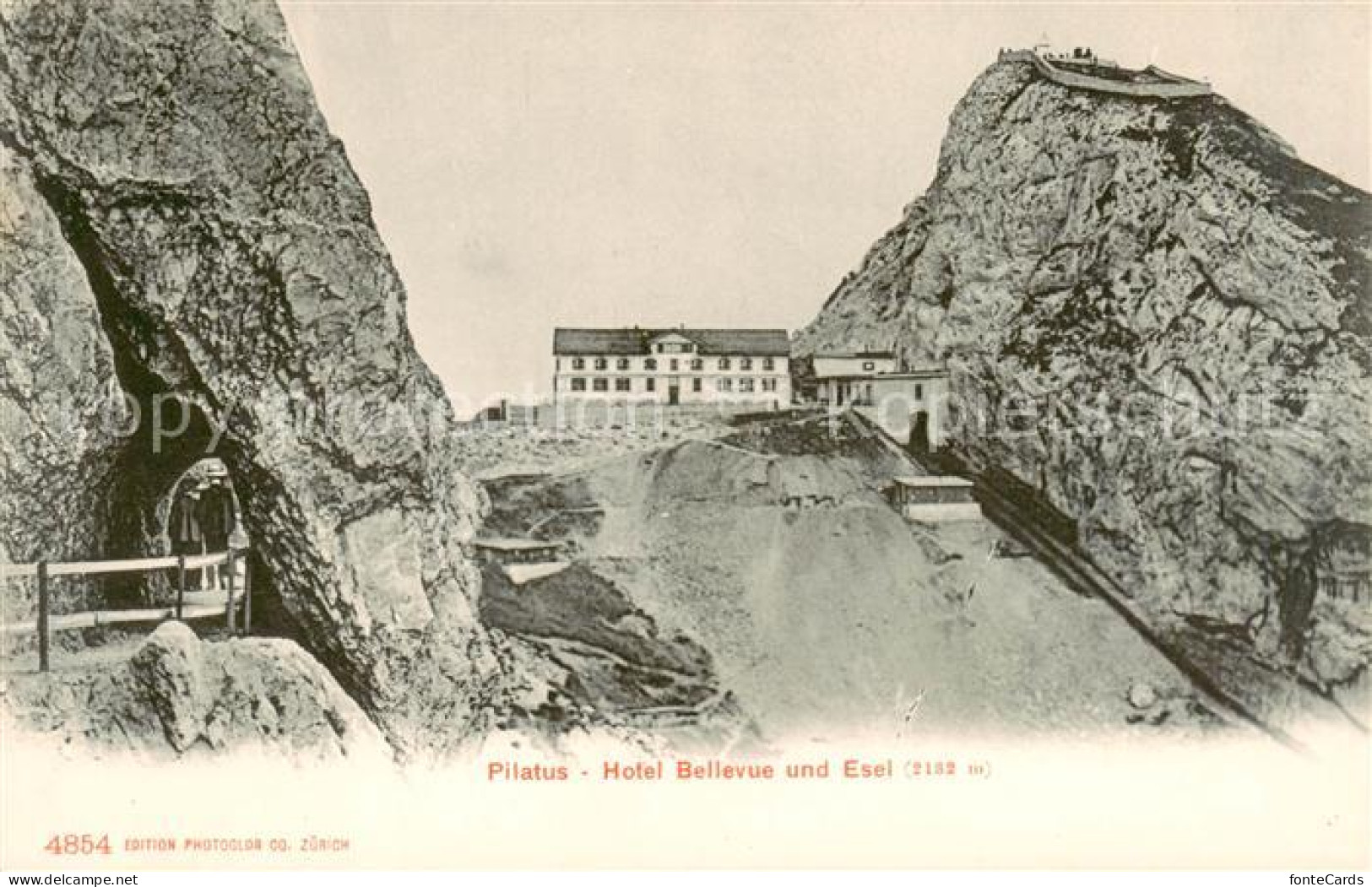 13828577 Pilatus Kulm OW Hotel Bellevue Und Esel  - Autres & Non Classés