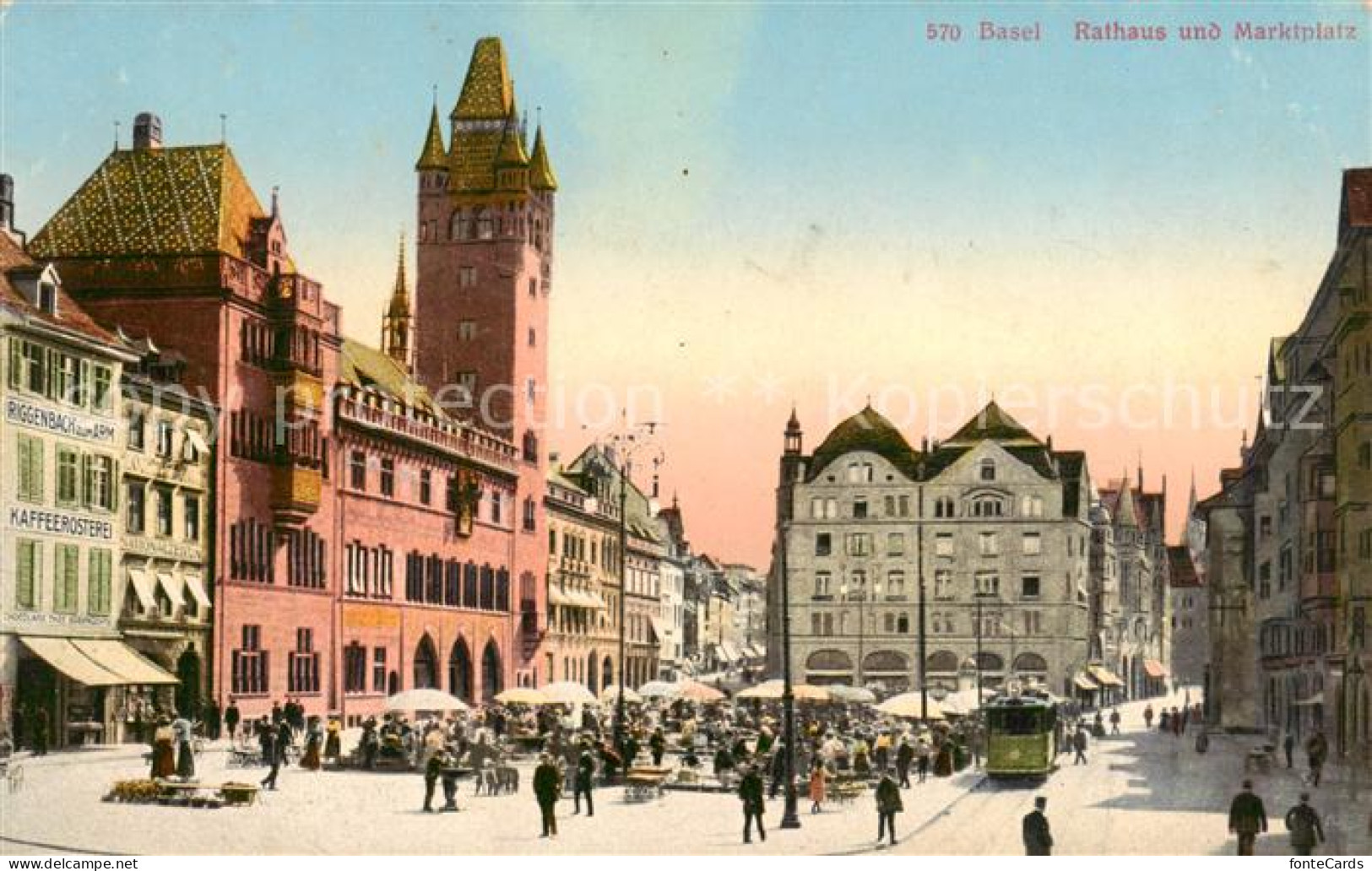 13828389 Basel BS Rathaus Und Marktplatz Basel BS - Andere & Zonder Classificatie