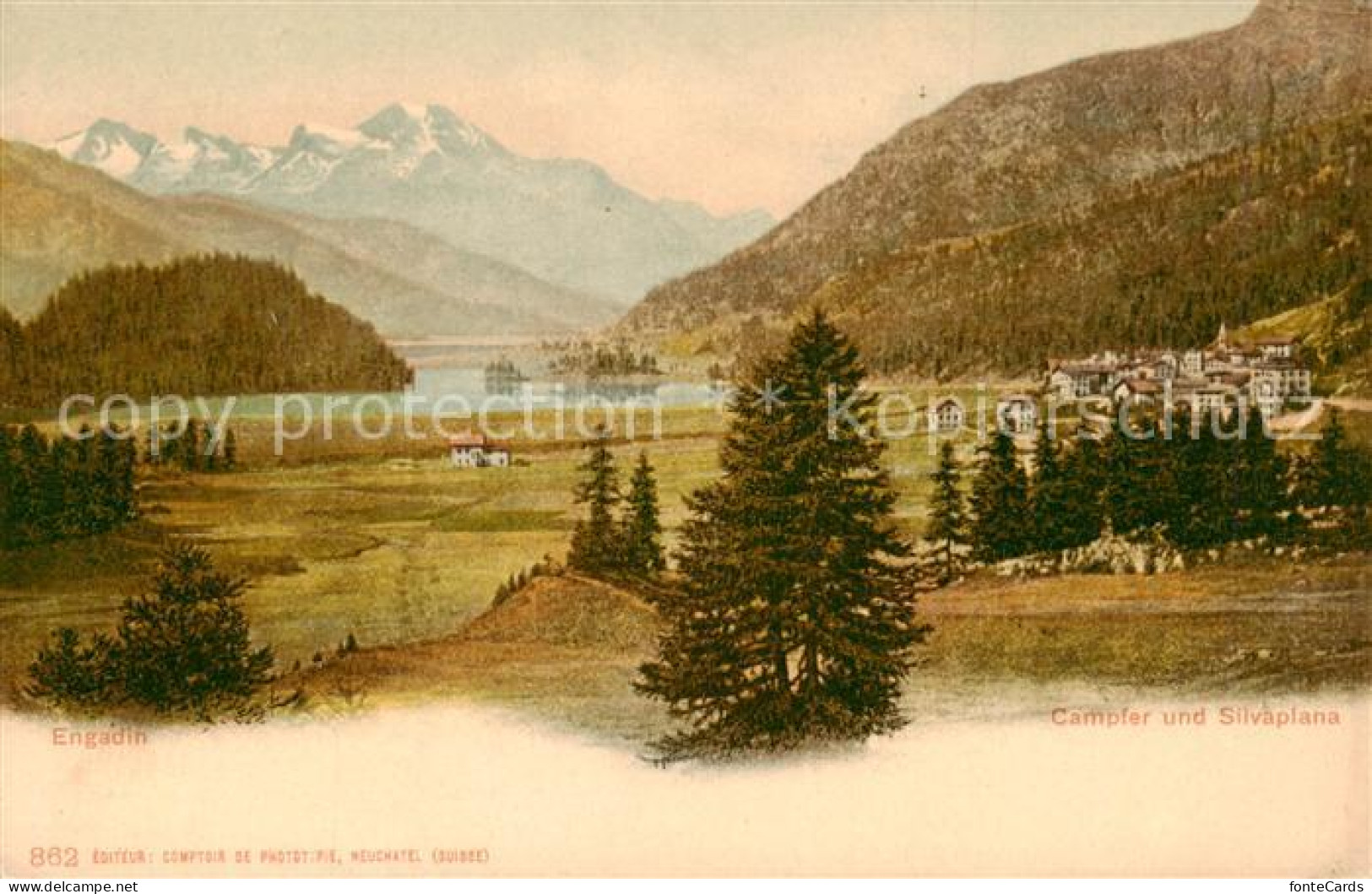 13828339 Engadin GR Mit Campfer Und Silvaplana Engadin GR - Sonstige & Ohne Zuordnung