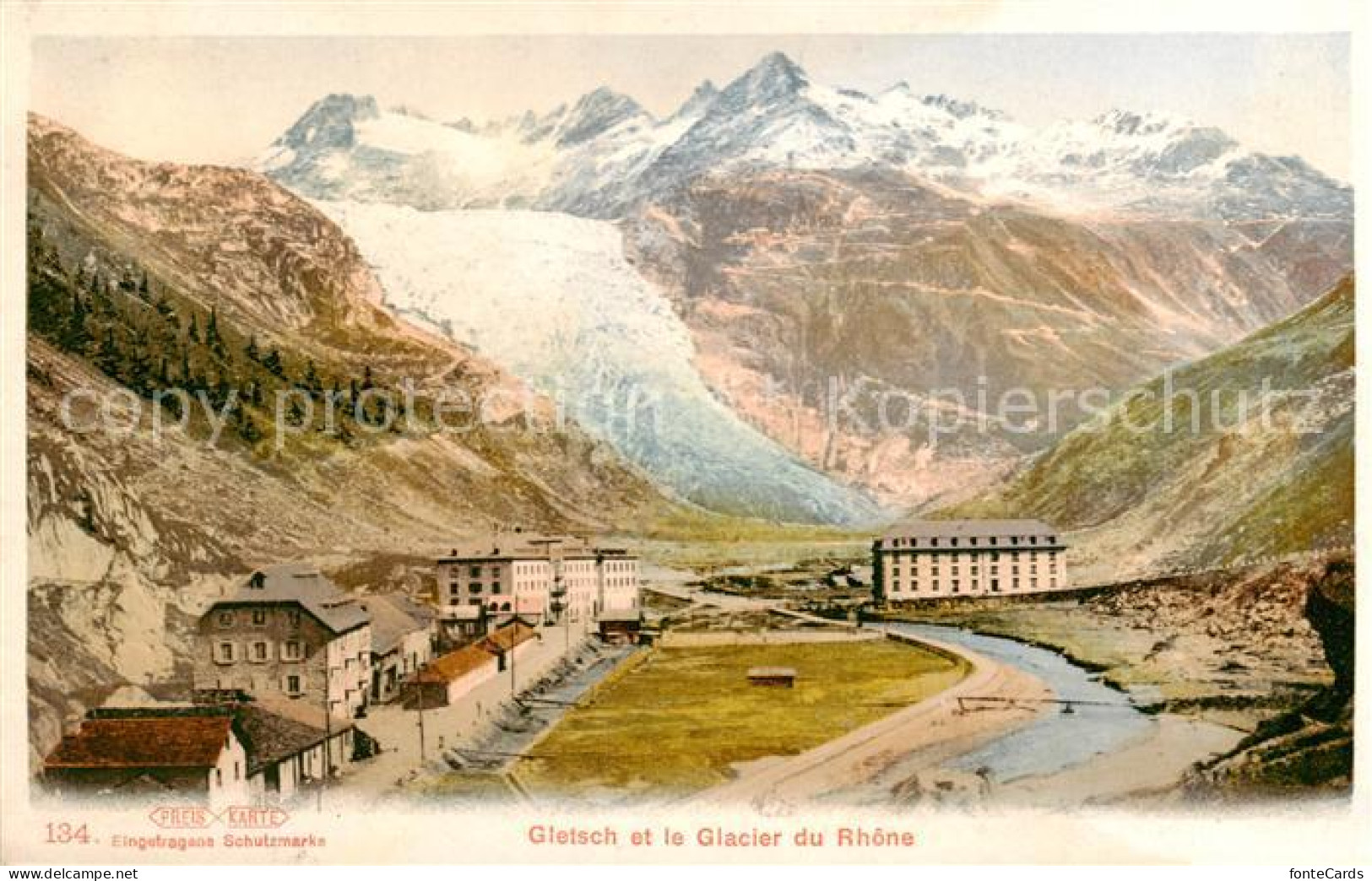 13828329 Gletsch 1784m VS Et Le Glacier Du Rhone  - Other & Unclassified