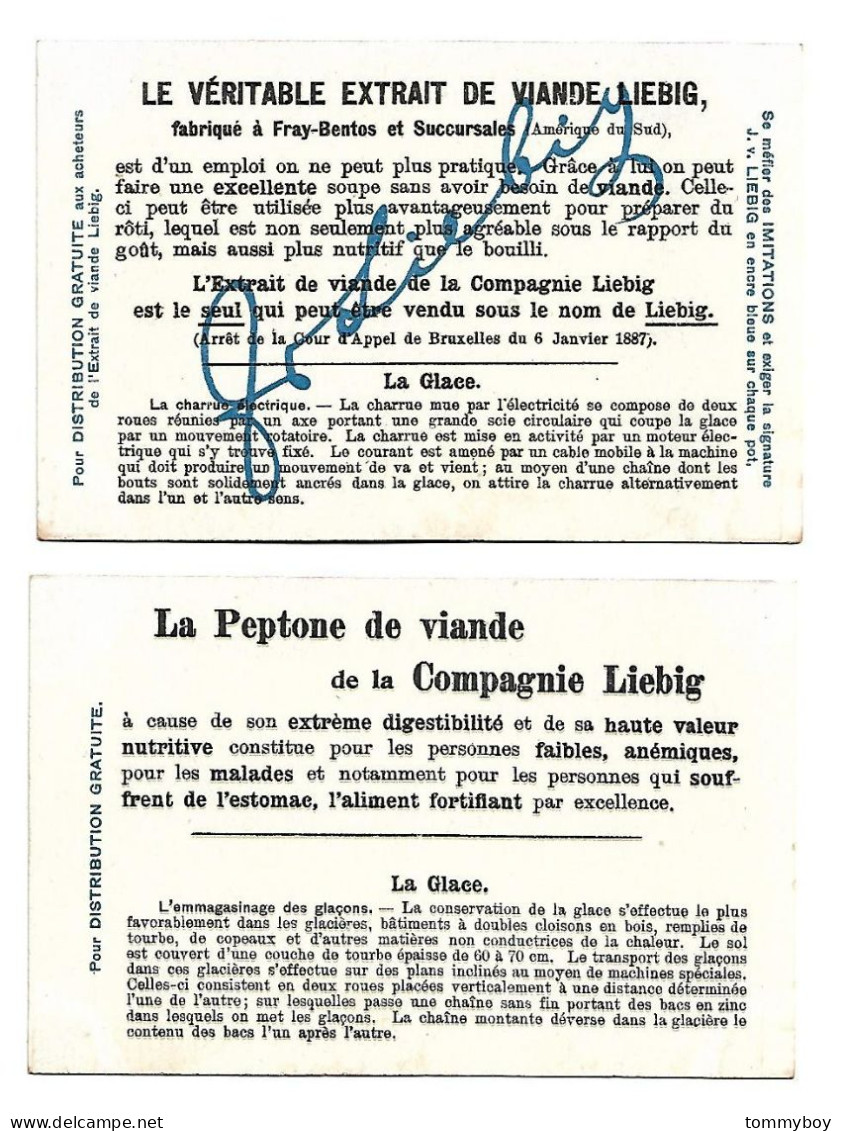 S 734, Liebig 6 Cards, La Glace (ref B18) - Liebig