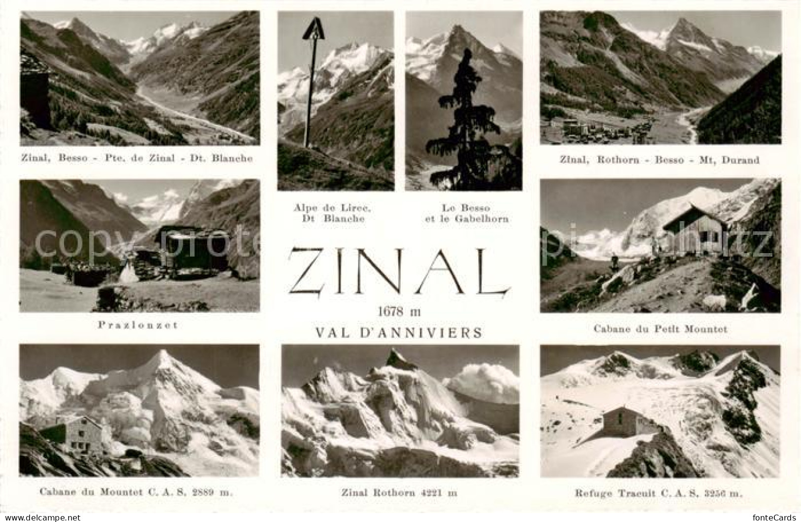 13827379 Zinal VS Panorama Bergwelt Schweizer Alpen Berghuetten Zinal VS - Other & Unclassified
