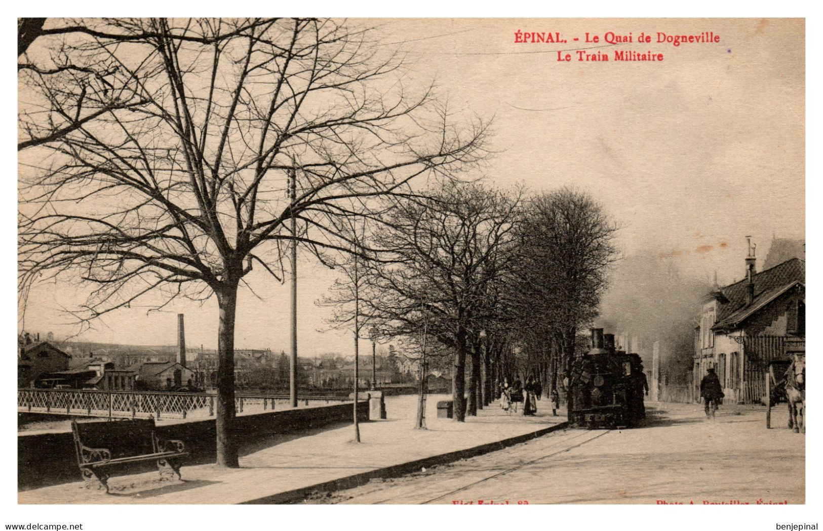 Epinal - Le Quai De Dogneville - Le Train Militaire - Epinal