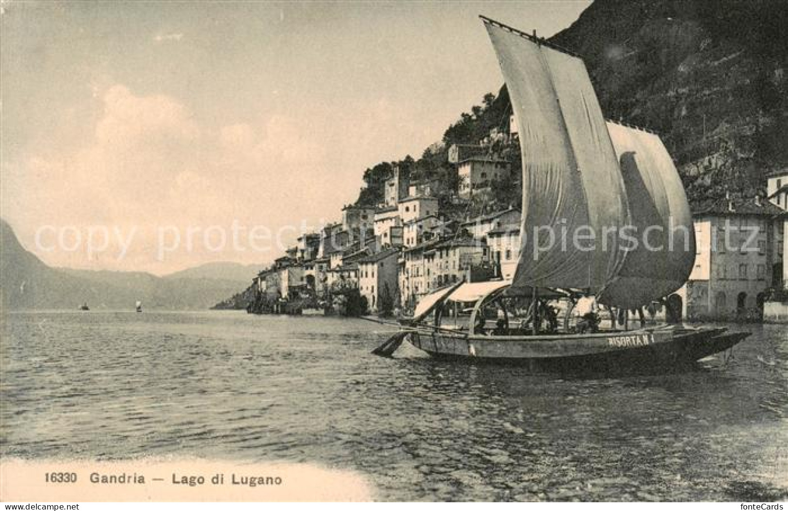 13824637 Gandria Lago Di Lugano Panorama Gandria Lago Di Lugano - Andere & Zonder Classificatie