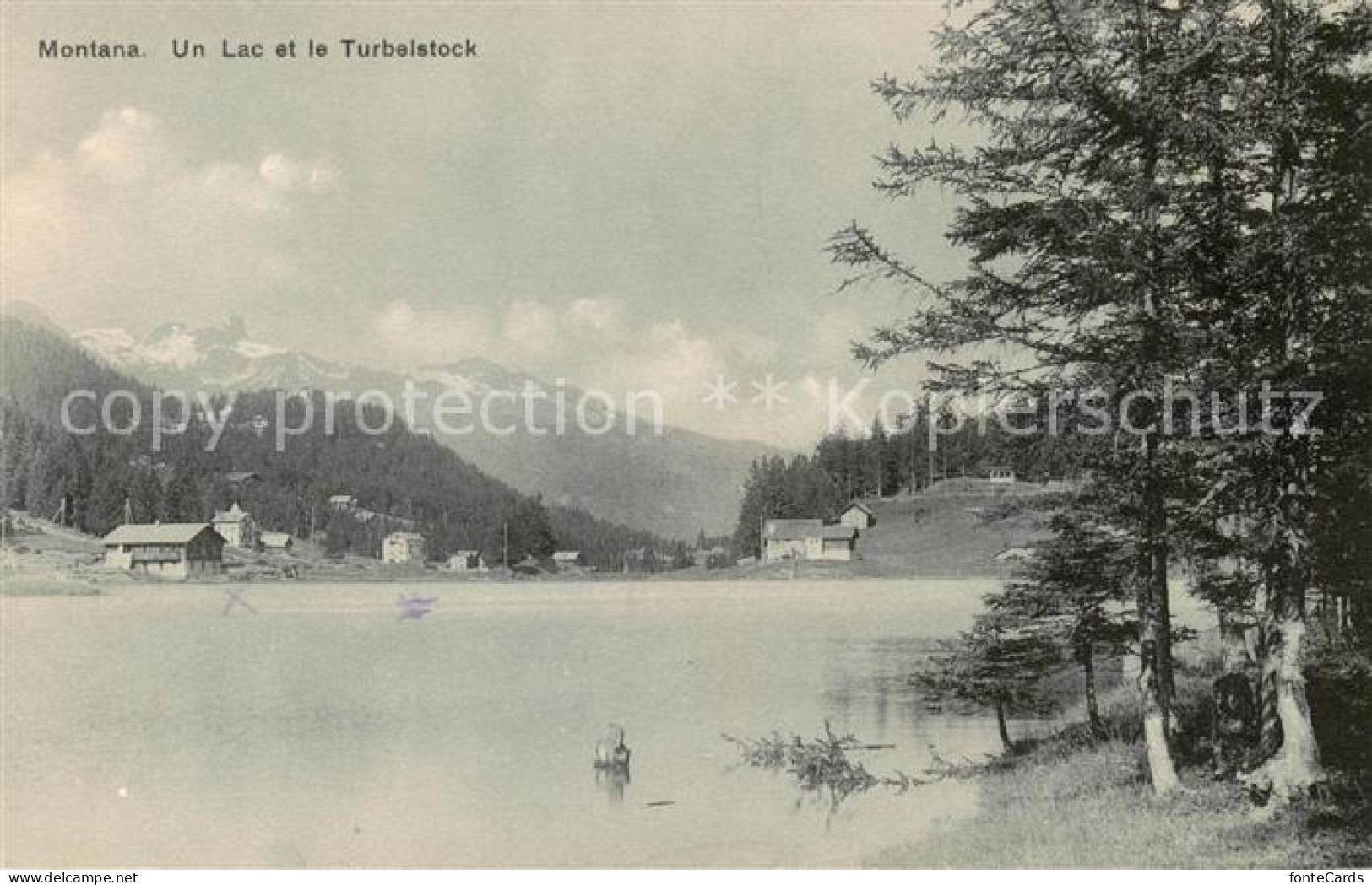 13823639 Montana VS Un Lac Et Le Turbelstock Montana VS - Altri & Non Classificati