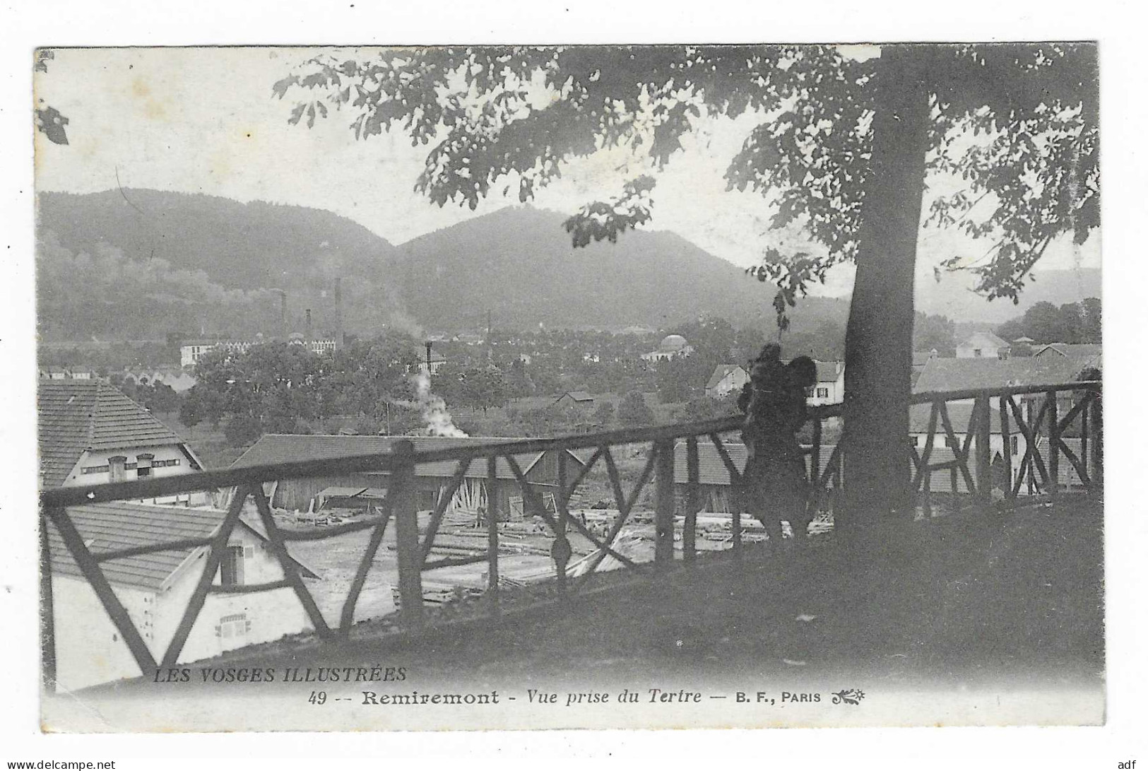 CPA REMIREMONT, VUE PRISE DU TERTRE, VOSGES 88 - Remiremont