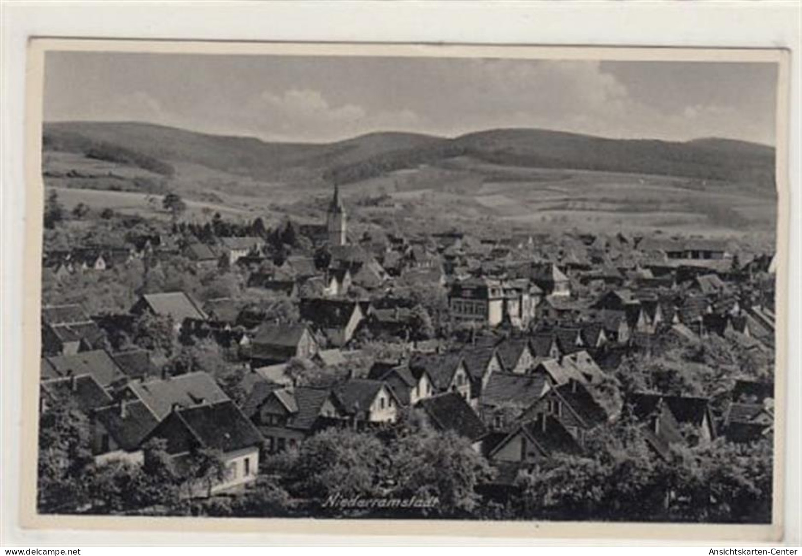 39088808 - Niederramstadt. Gesamtansicht Gelaufen, Ca. 1935. Gute Erhaltung. - Sonstige & Ohne Zuordnung