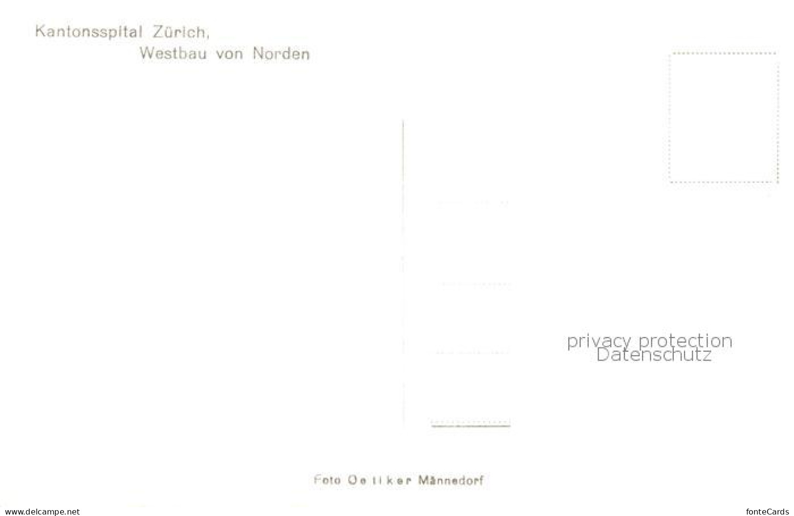 13822897 Zuerich ZH Kantonsspital Westbau Von Norden Zuerich ZH - Autres & Non Classés