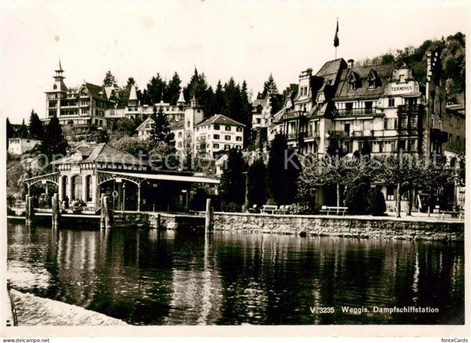 13822709 Weggis Vierwaldstaettersee Dampfschiffstation Weggis Vierwaldstaetterse - Sonstige & Ohne Zuordnung