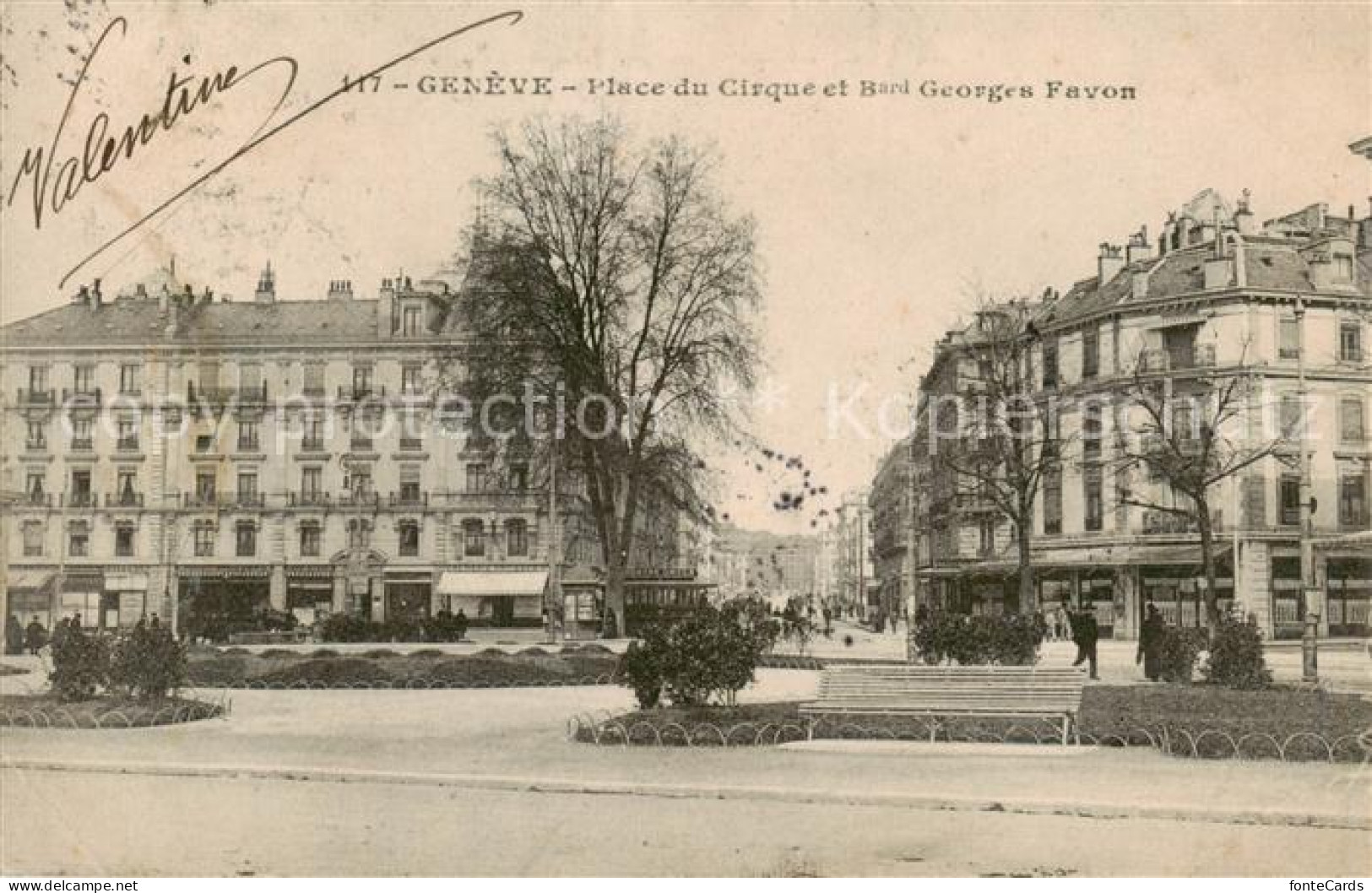 13822317 Geneve GE Place Du Cirque Et Bard Georges Favon Geneve GE - Otros & Sin Clasificación