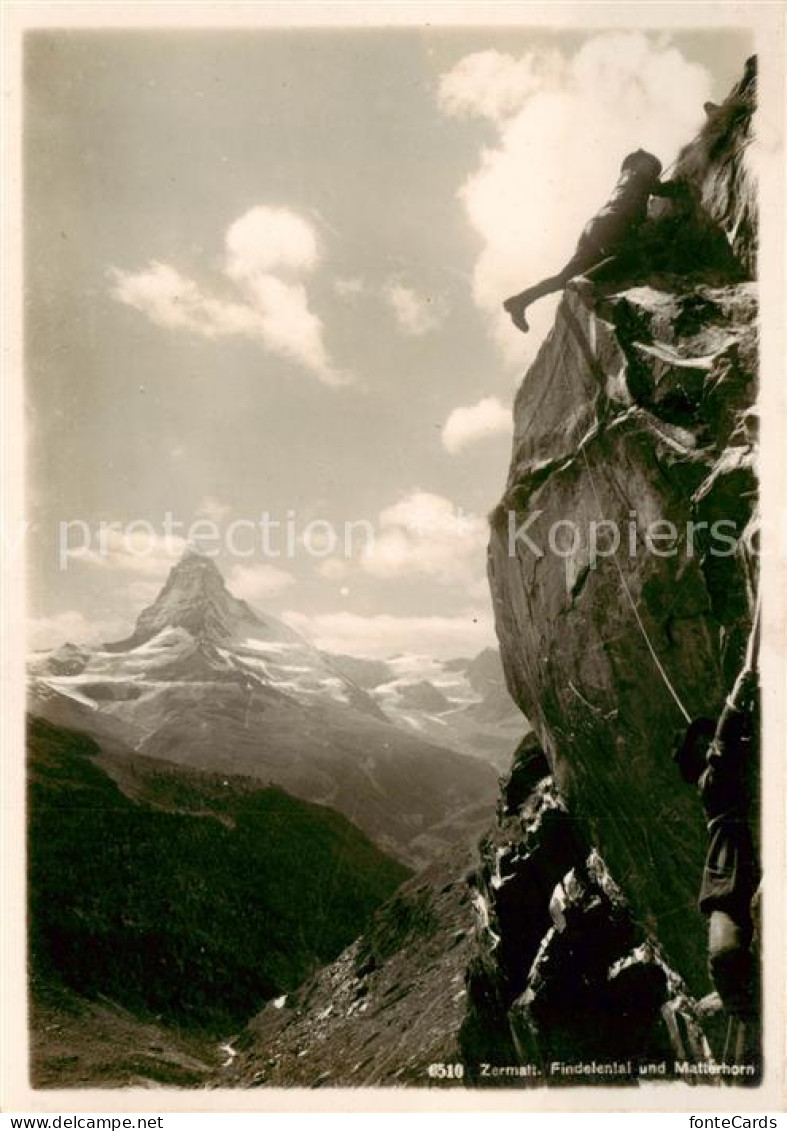 13821887 Zermatt VS Findelental Und Matterhorn Zermatt VS - Autres & Non Classés