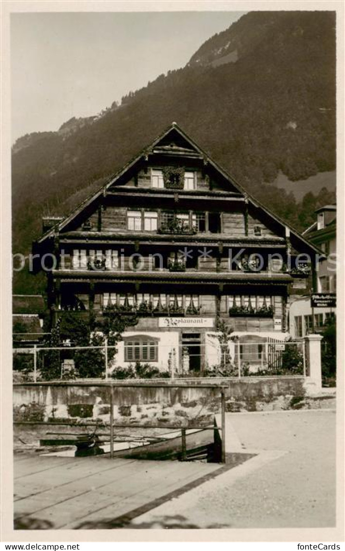 13821619 Gersau Vierwaldstaettersee SZ Alkoholfreies Restaurant  - Autres & Non Classés