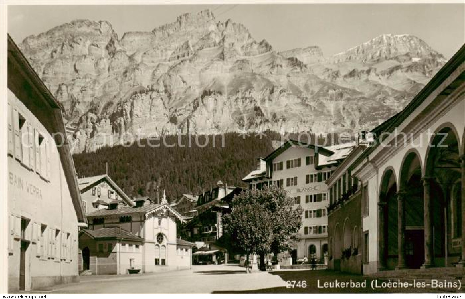 13821249 Leukerbad Loueche-les-Bains VS Vue Partielle  - Altri & Non Classificati