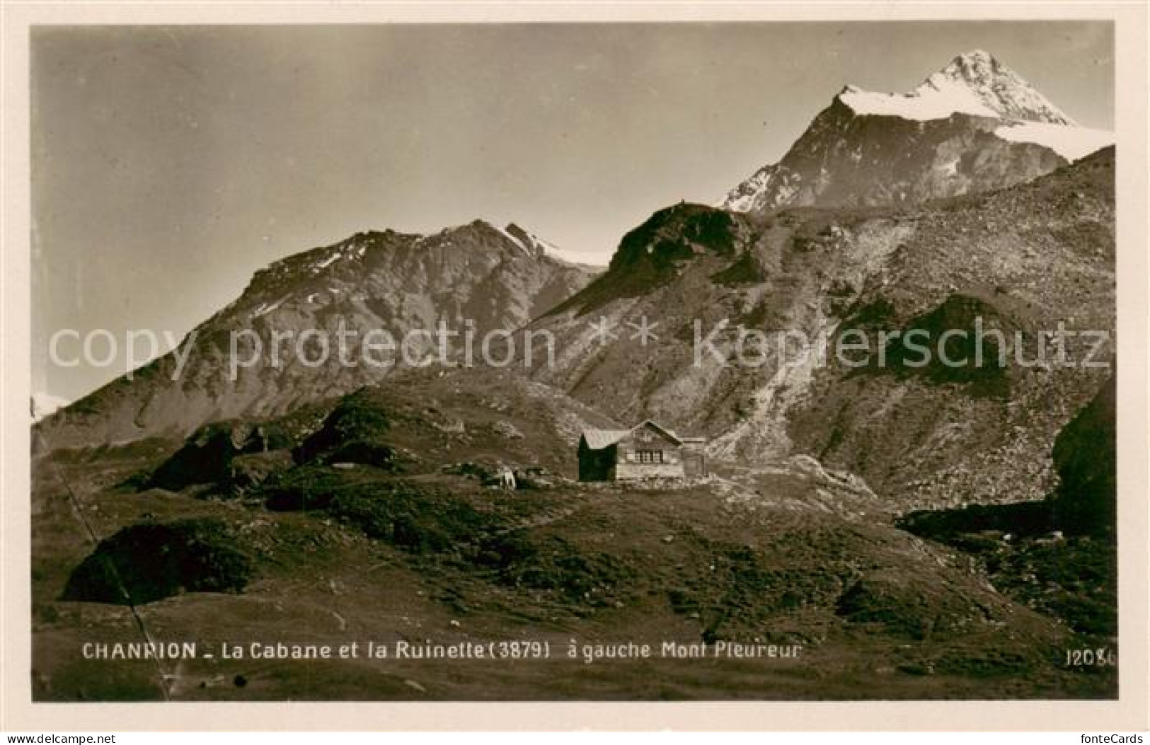 13820617 Chanrion Cabane De VS La Cabane Et La Ruinette Mont Pleureur Alpes Vaud - Sonstige & Ohne Zuordnung