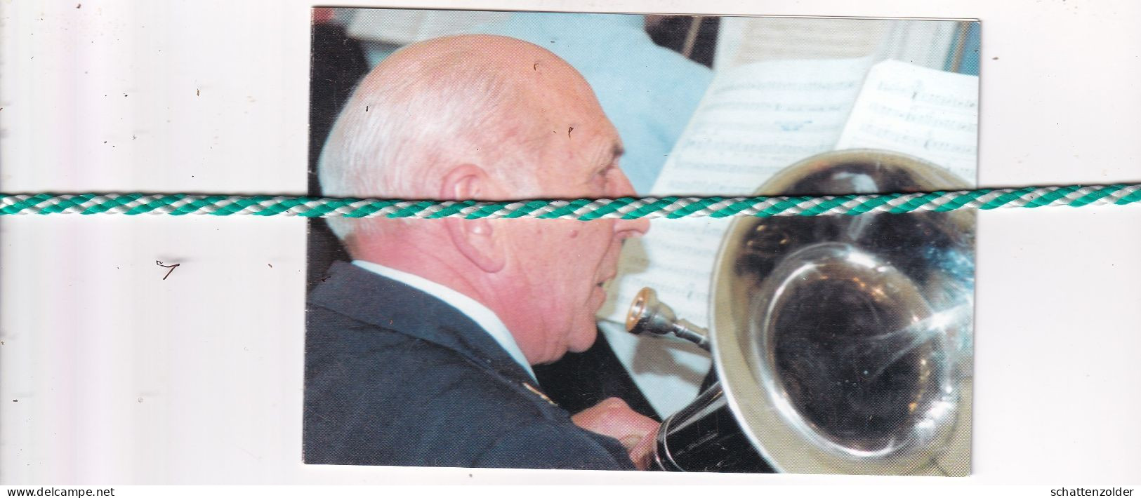 Armand Vangossum-Weerens, Scherpenheuvel 1925, Lier 2001; Foto Muzikant - Overlijden