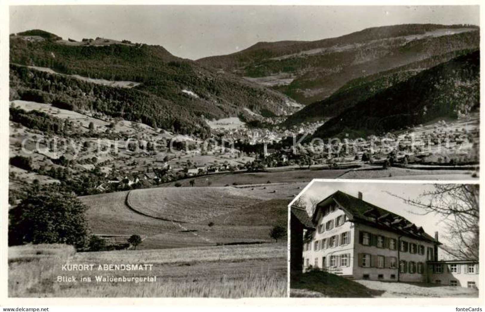 13820377 Abendsmatt Blick Ins Waldenburgertal Panorama Gasthaus Abendsmatt - Andere & Zonder Classificatie