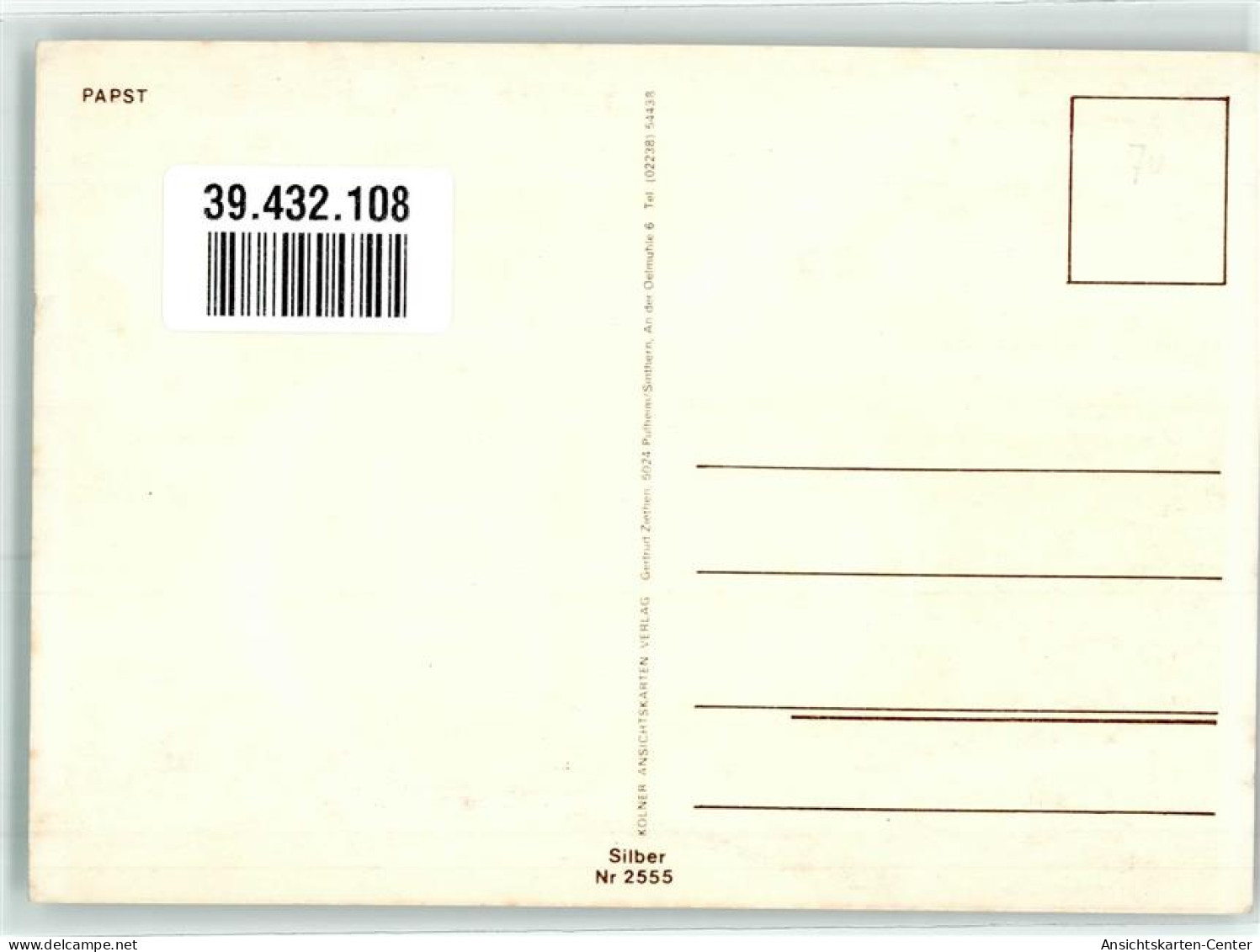 39432108 - Silberdruck - Autres & Non Classés
