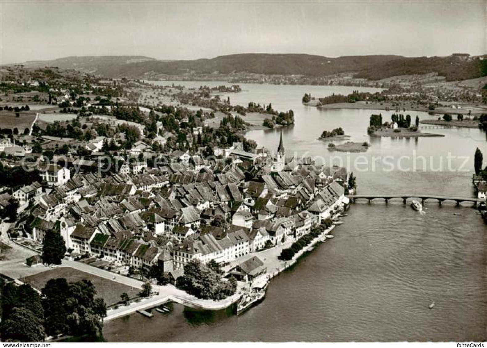 13817089 Stein Rhein SH Mit Insel Werd Und Untersee  - Other & Unclassified