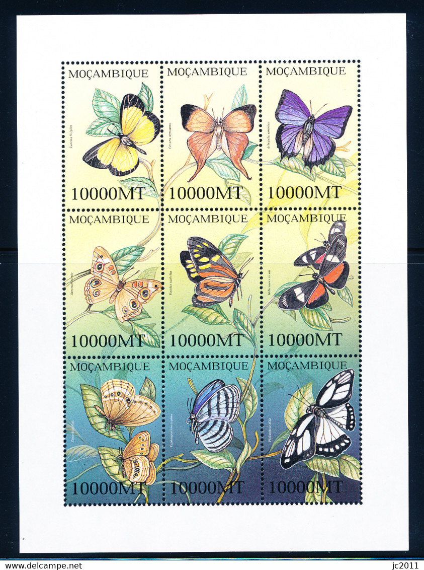 Mozambique - 2002 - Fauna / Butterflies - MNH - Mozambique