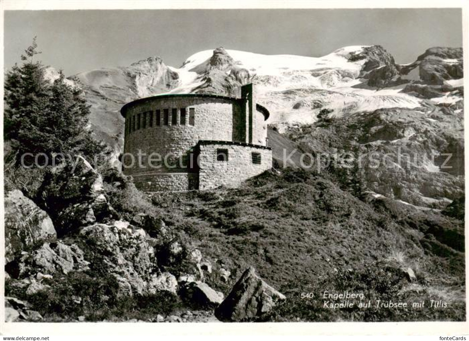 13817039 Engelberg  OW Kapelle Auf Truebsee Mit Titlis  - Sonstige & Ohne Zuordnung