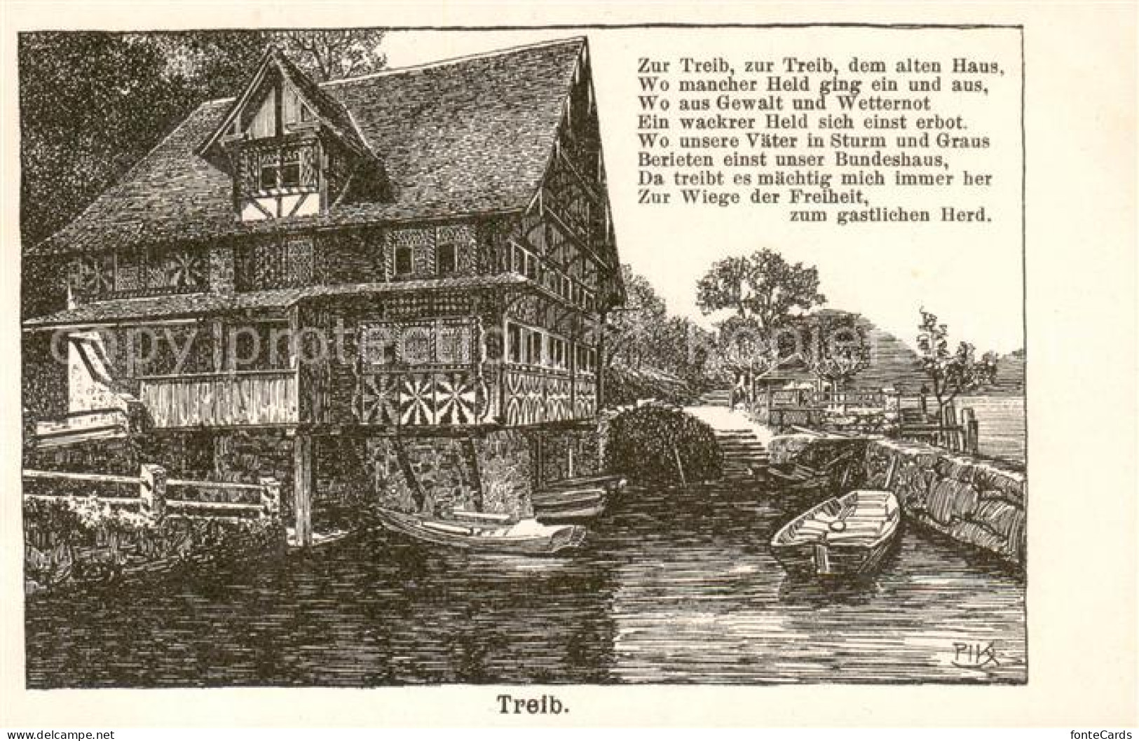 13816557 Treib UR Altes Haus Zeichnung  - Altri & Non Classificati