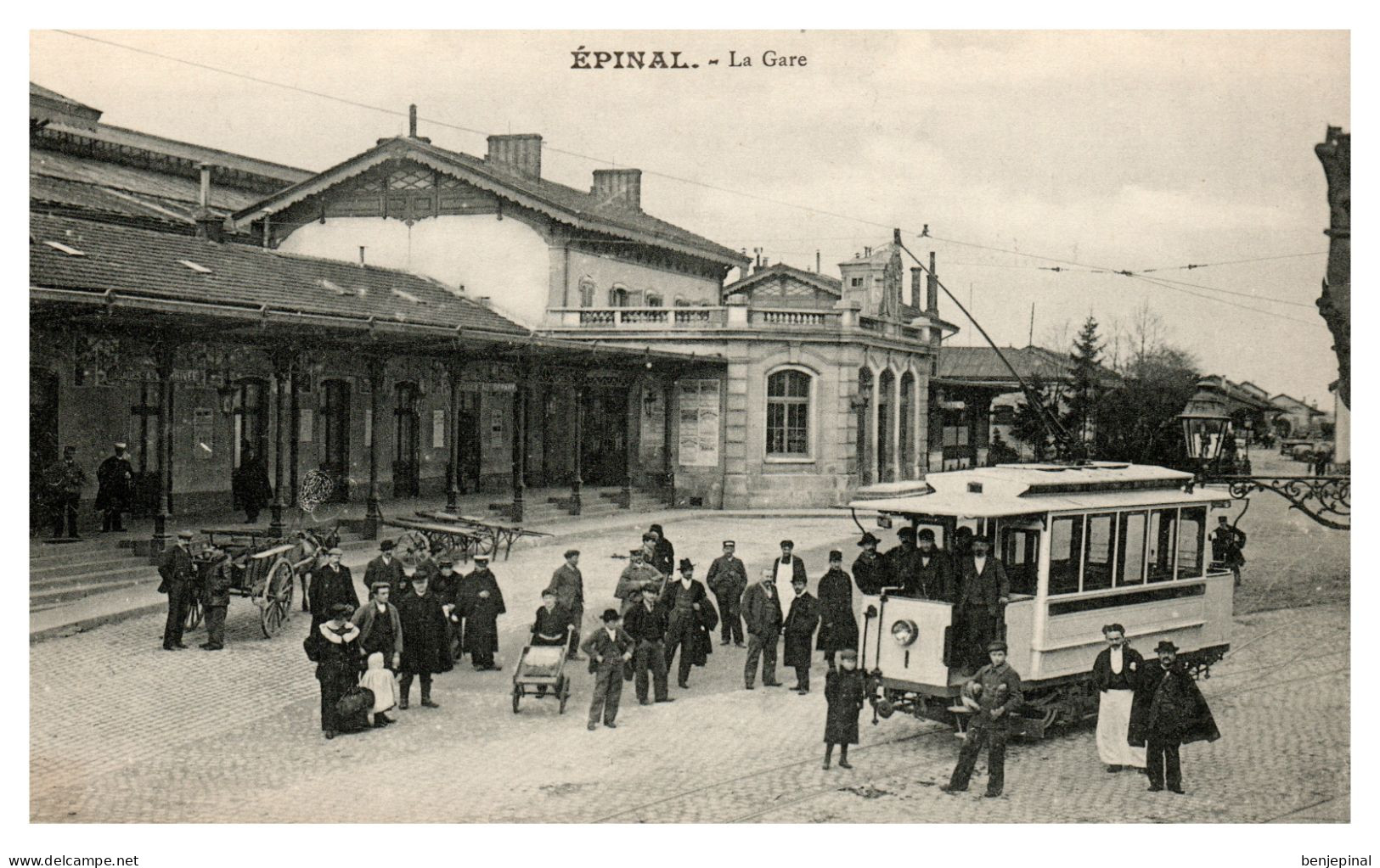 Epinal - La Gare ( Testart Vue 2), Tramway - Epinal