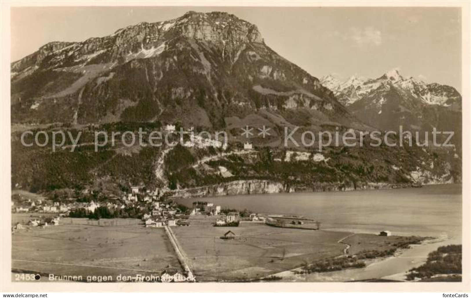 13816409 Brunnen SZ Panorama Blick Gegen Frohnalpstock Schwyzer Alpen Brunnen SZ - Andere & Zonder Classificatie