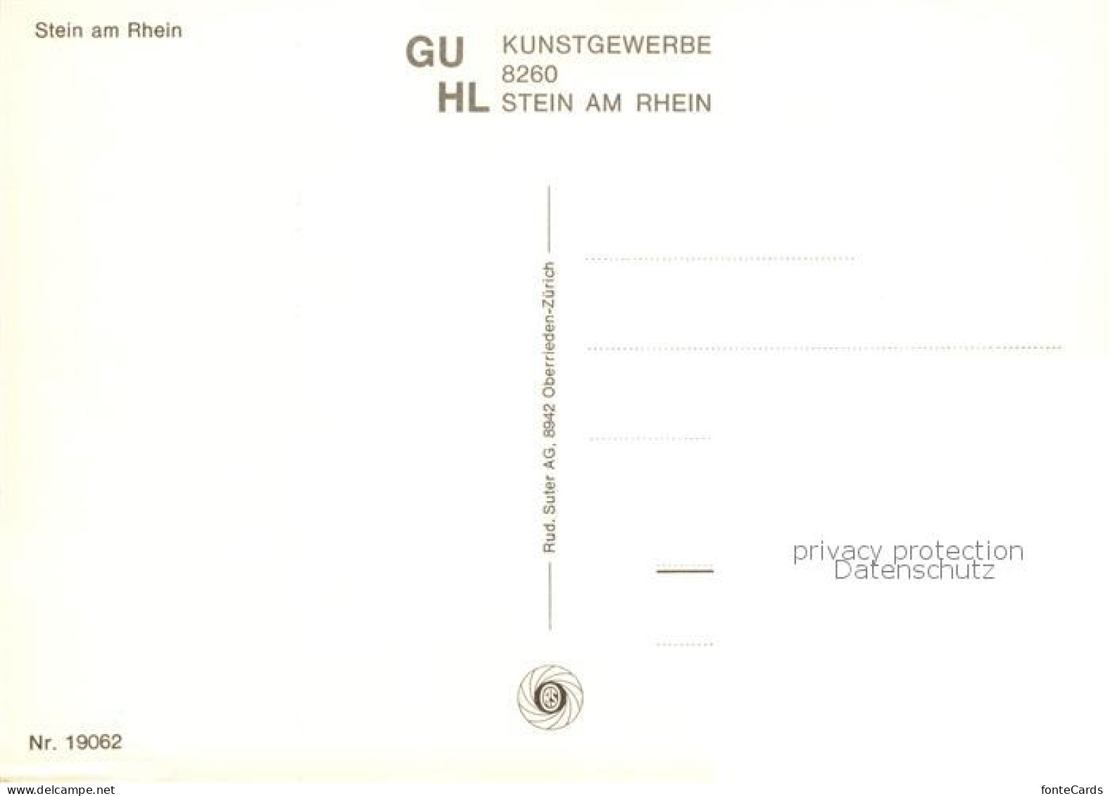 13816307 Stein Rhein SH Fliegeraufnahme  - Autres & Non Classés