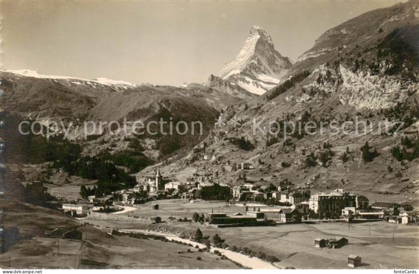 13816207 Zermatt VS Panorama Mit Matterhorn Zermatt VS - Sonstige & Ohne Zuordnung