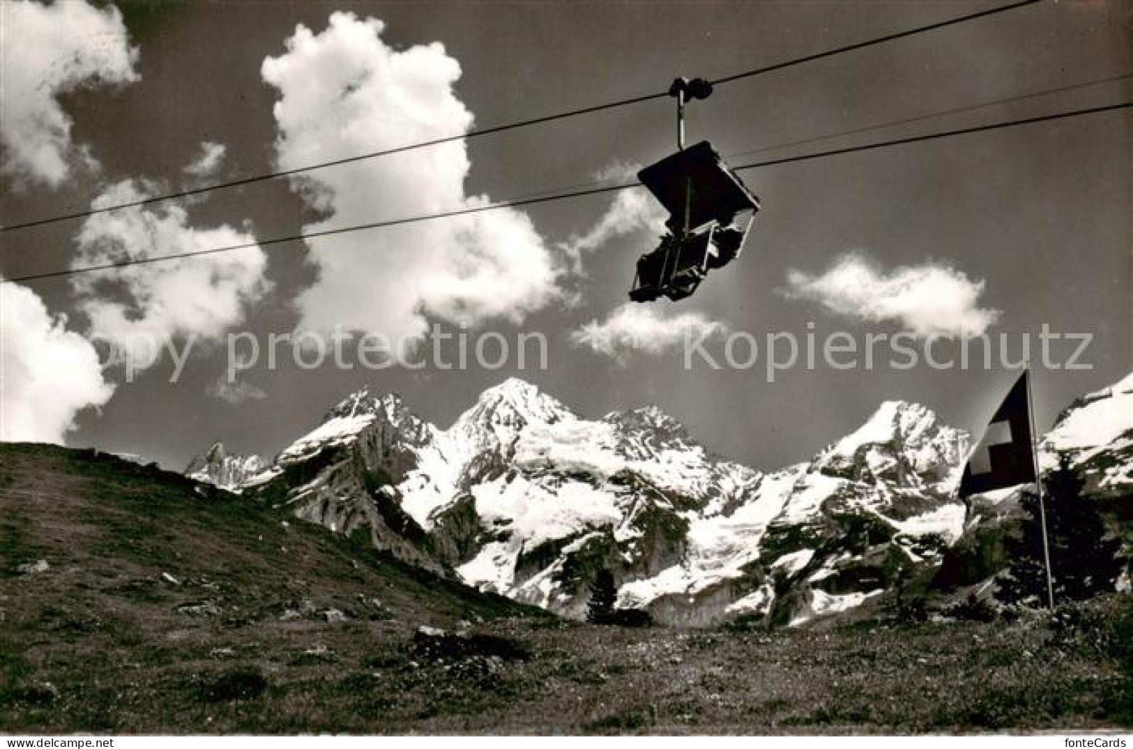 13816069 Kandersteg BE Sesselbahn Kandersteg Oeschinen Bluemlisalp Und Fruendenh - Sonstige & Ohne Zuordnung