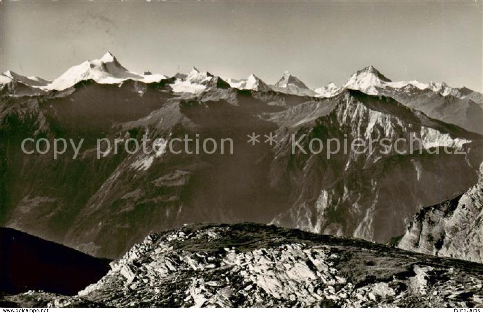 13816017 Gemmipass 2322m VS Blick Auf Die Walliser Alpen  - Andere & Zonder Classificatie