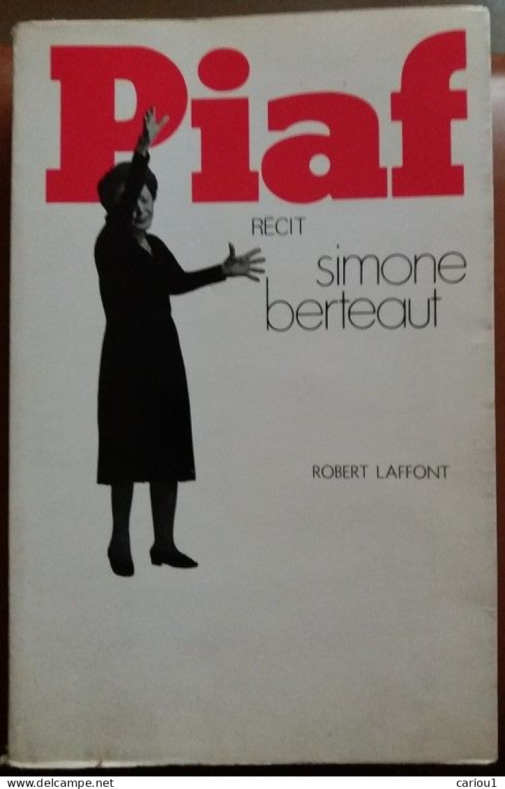 C1 Simone Berteaut PIAF Grand Format EDITH PIAF 1969 PORT INCLUS France - Musica