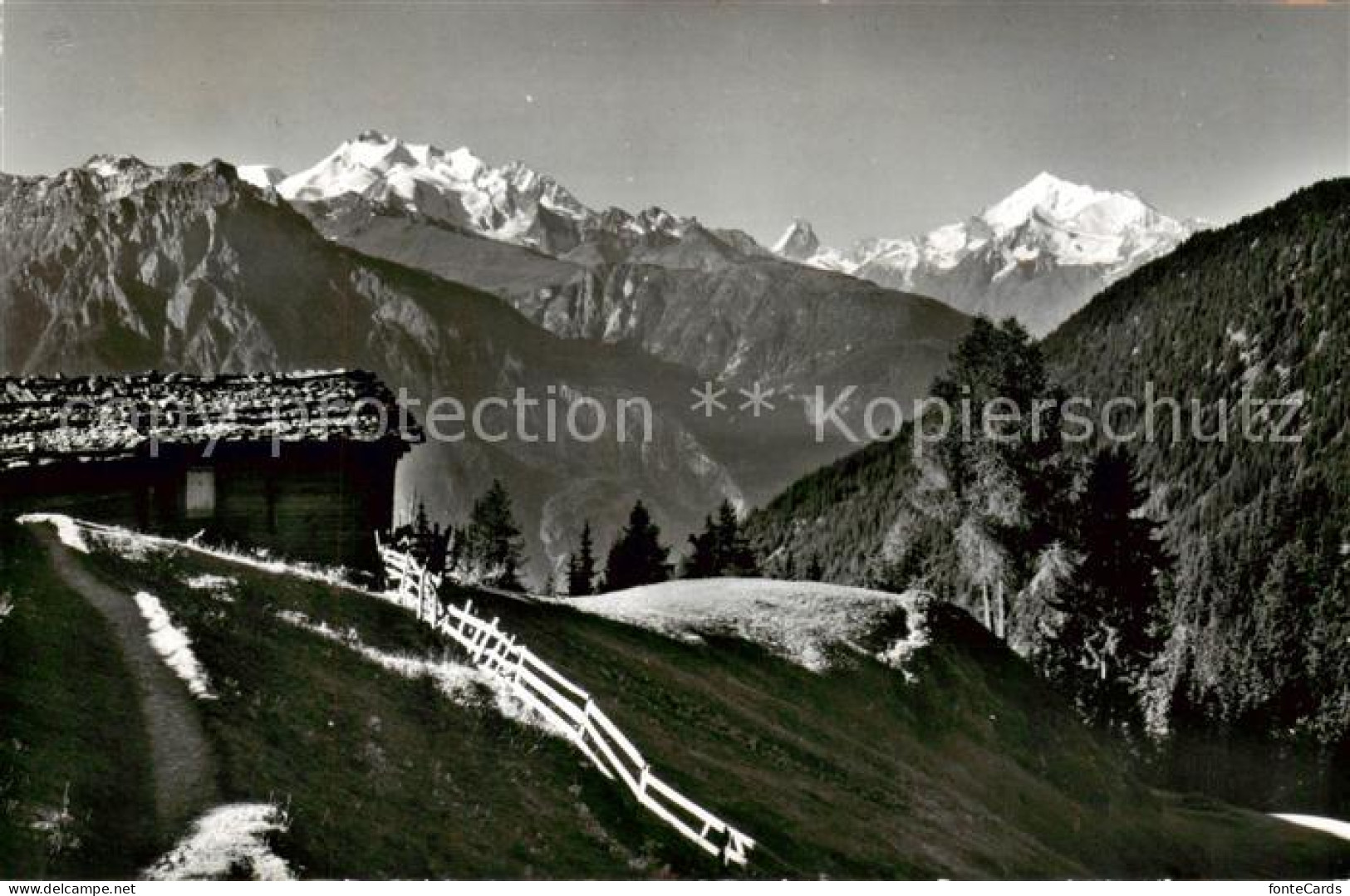 13815799 Riederalp VS Aletschgebiet Mischabel Matterhorn Weisshorn  - Other & Unclassified