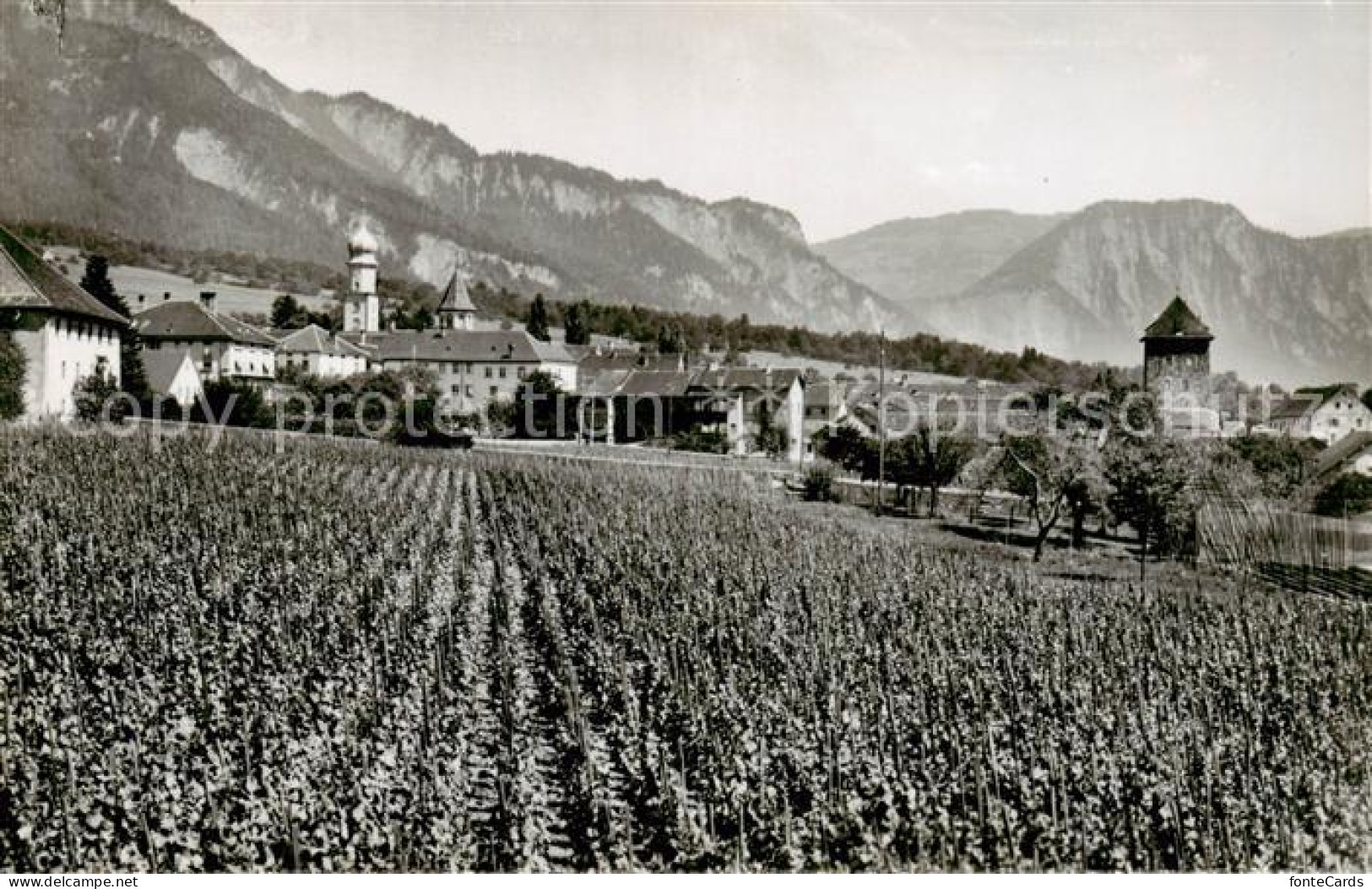 13815749 Maienfeld GR Panorama  - Sonstige & Ohne Zuordnung