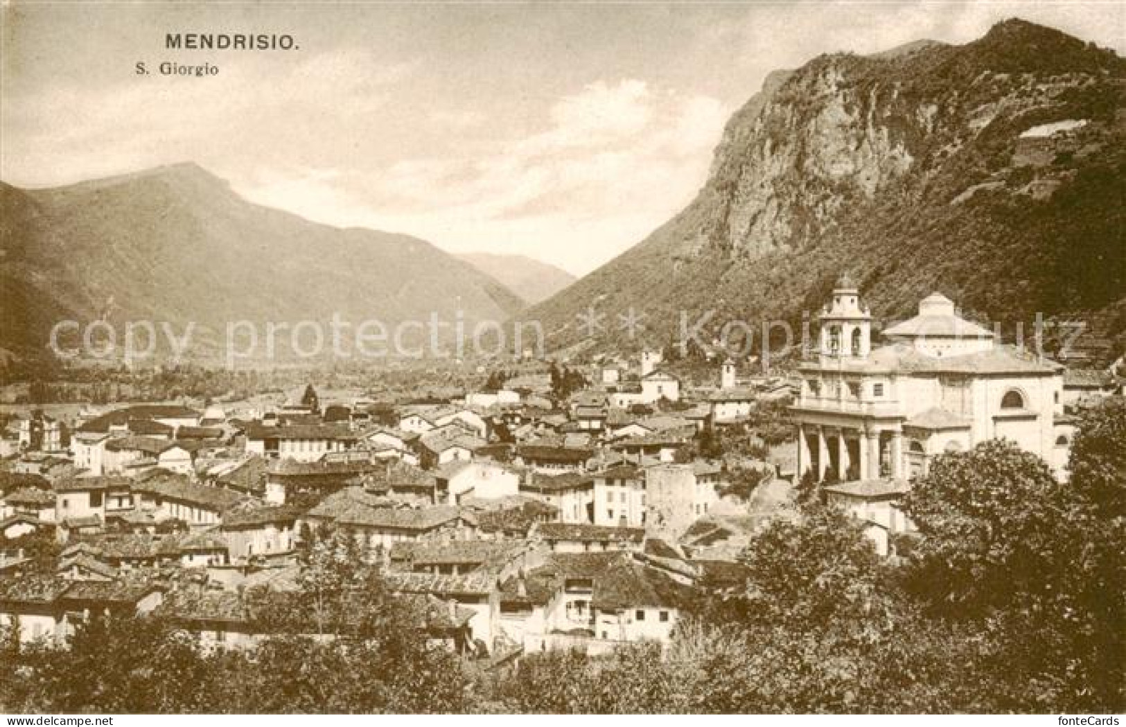 13794937 Mendrisio TI Panorama  - Other & Unclassified