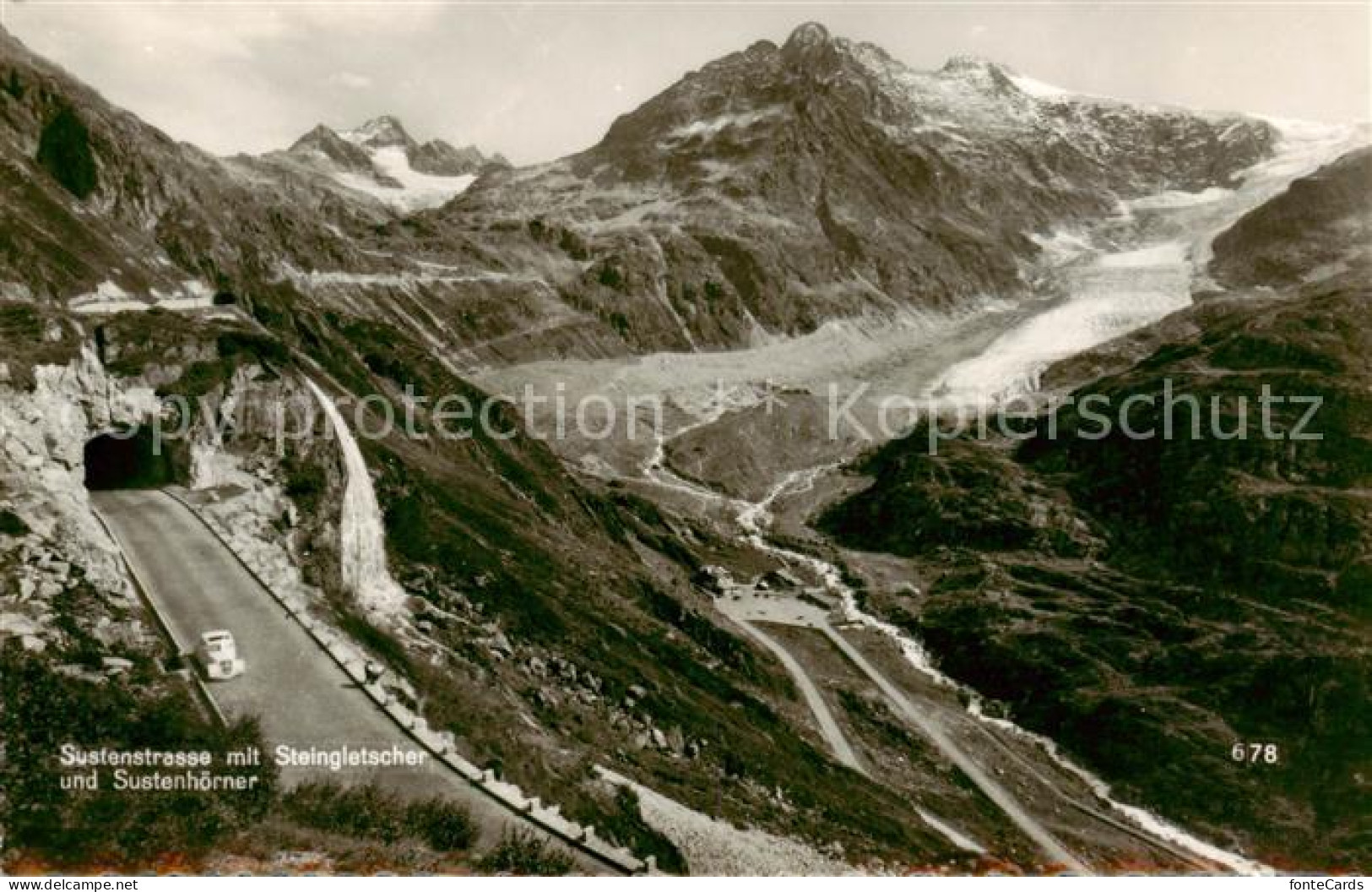 13794909 Susten Innertkirchen Sustenstrasse Mit Steingletscher Und Sustenhoerner - Sonstige & Ohne Zuordnung