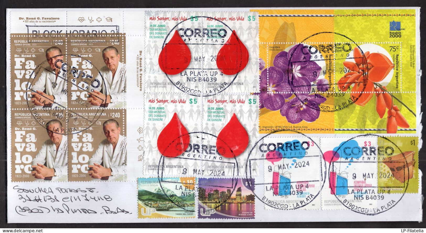 Argentina - 2024 - Favaloro - Modern Stamps - Diverse Stamps - Lettres & Documents