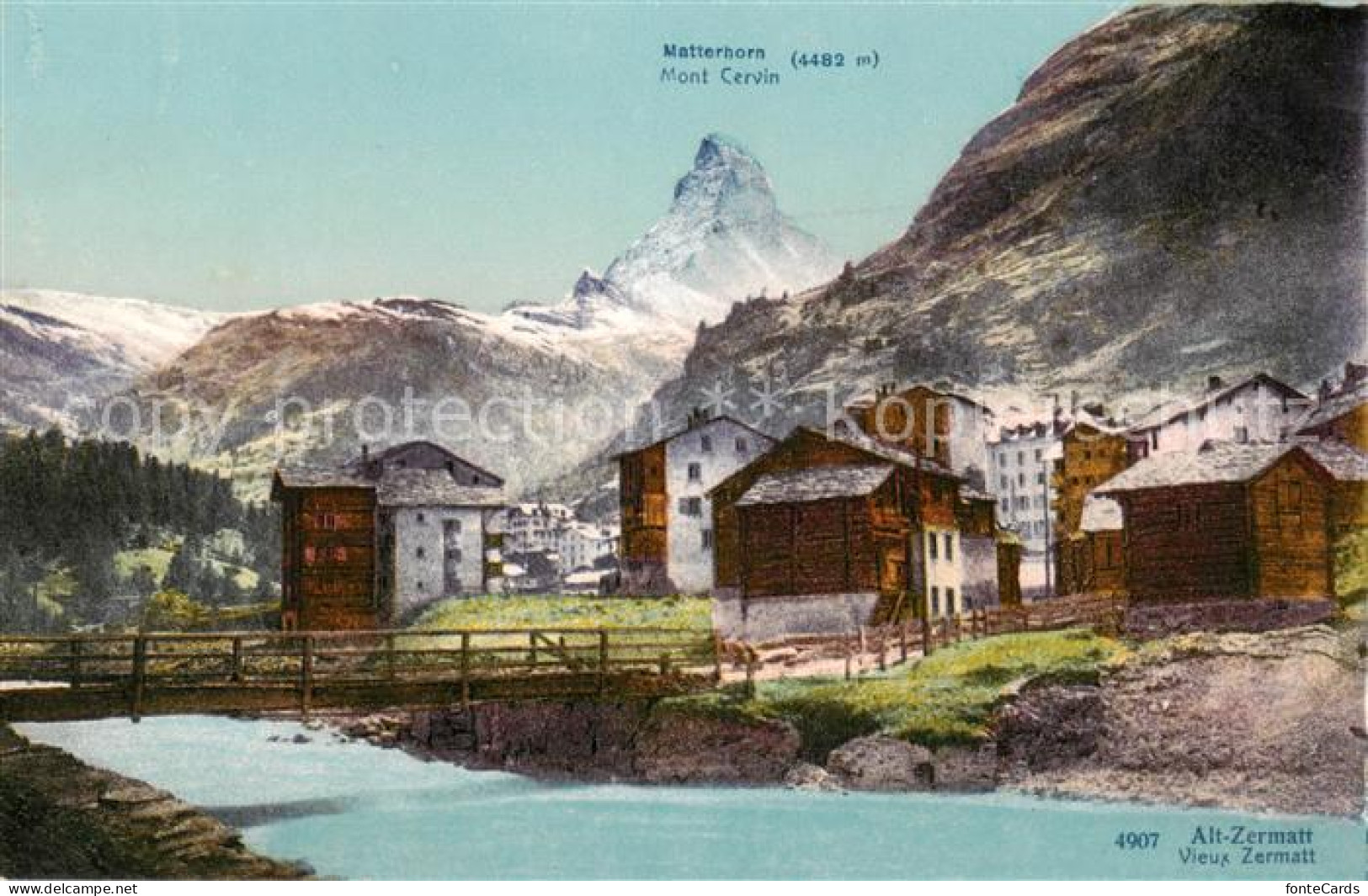 13794467 Zermatt VS Alt-Zermatt M. Matterhorn Zermatt VS - Altri & Non Classificati