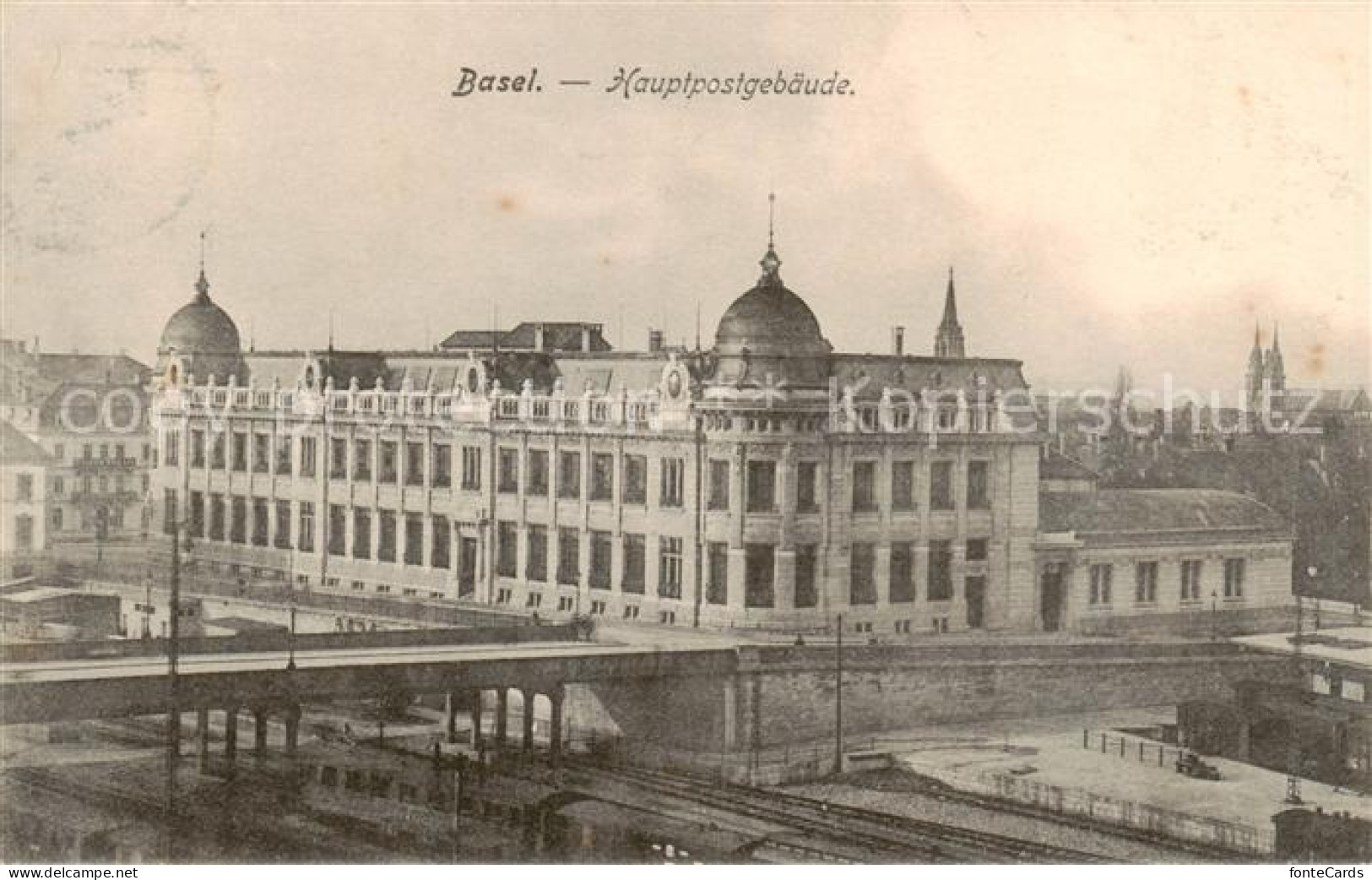 13794227 Basel BS Hauptpostgebaeude Aussenansicht Basel BS - Andere & Zonder Classificatie