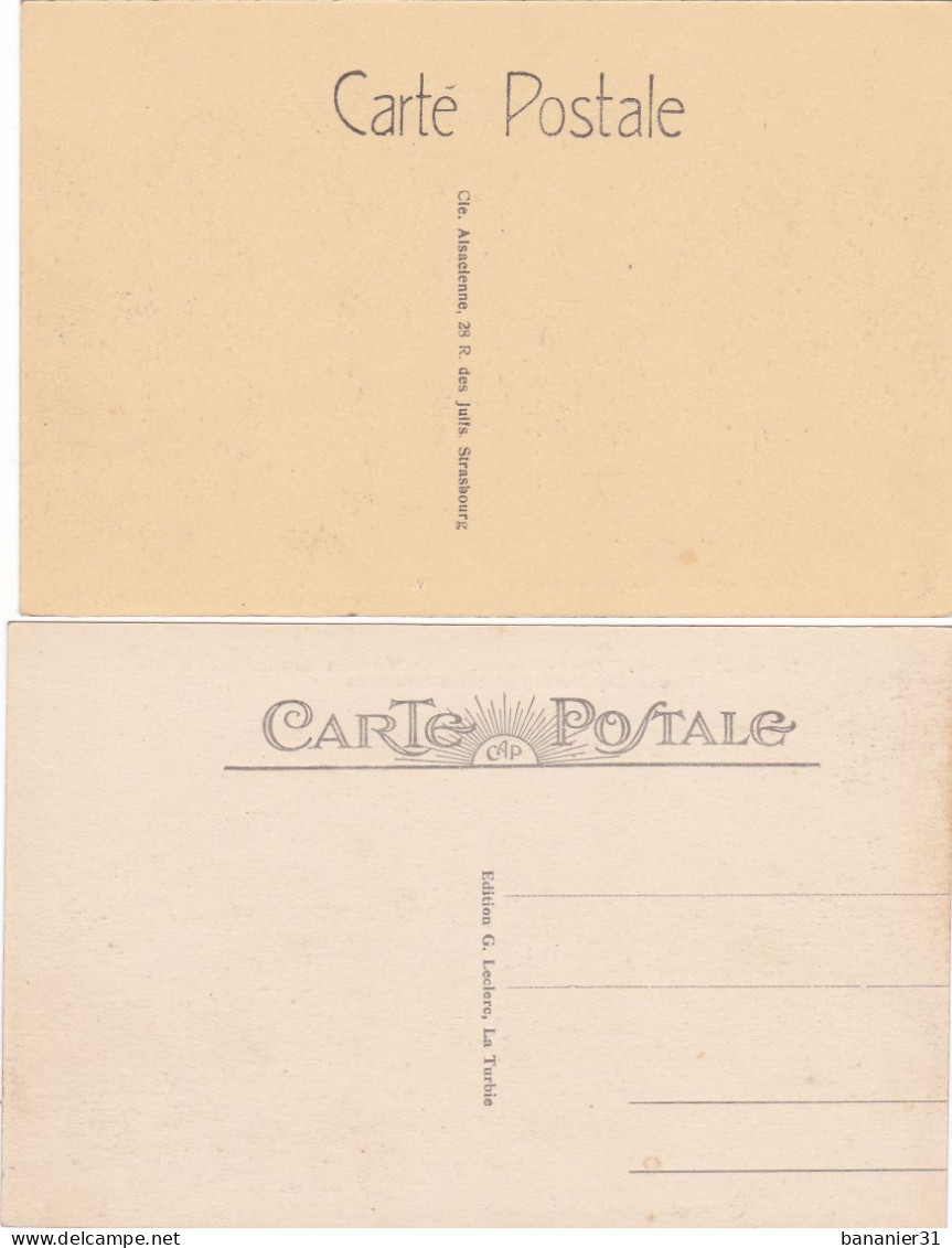 CPA MONACO - MONTE CARLO - LA TURBIE - Lot De 5 Cartes Postales - Monte-Carlo
