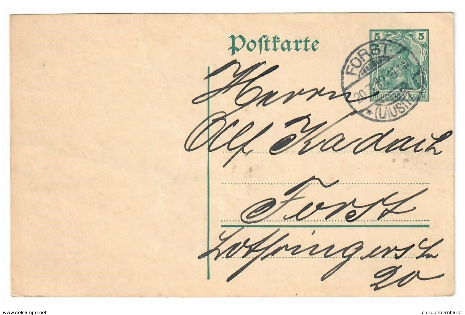 DEUTSCHLAND // POSTKARTE // 1912 - Andere & Zonder Classificatie