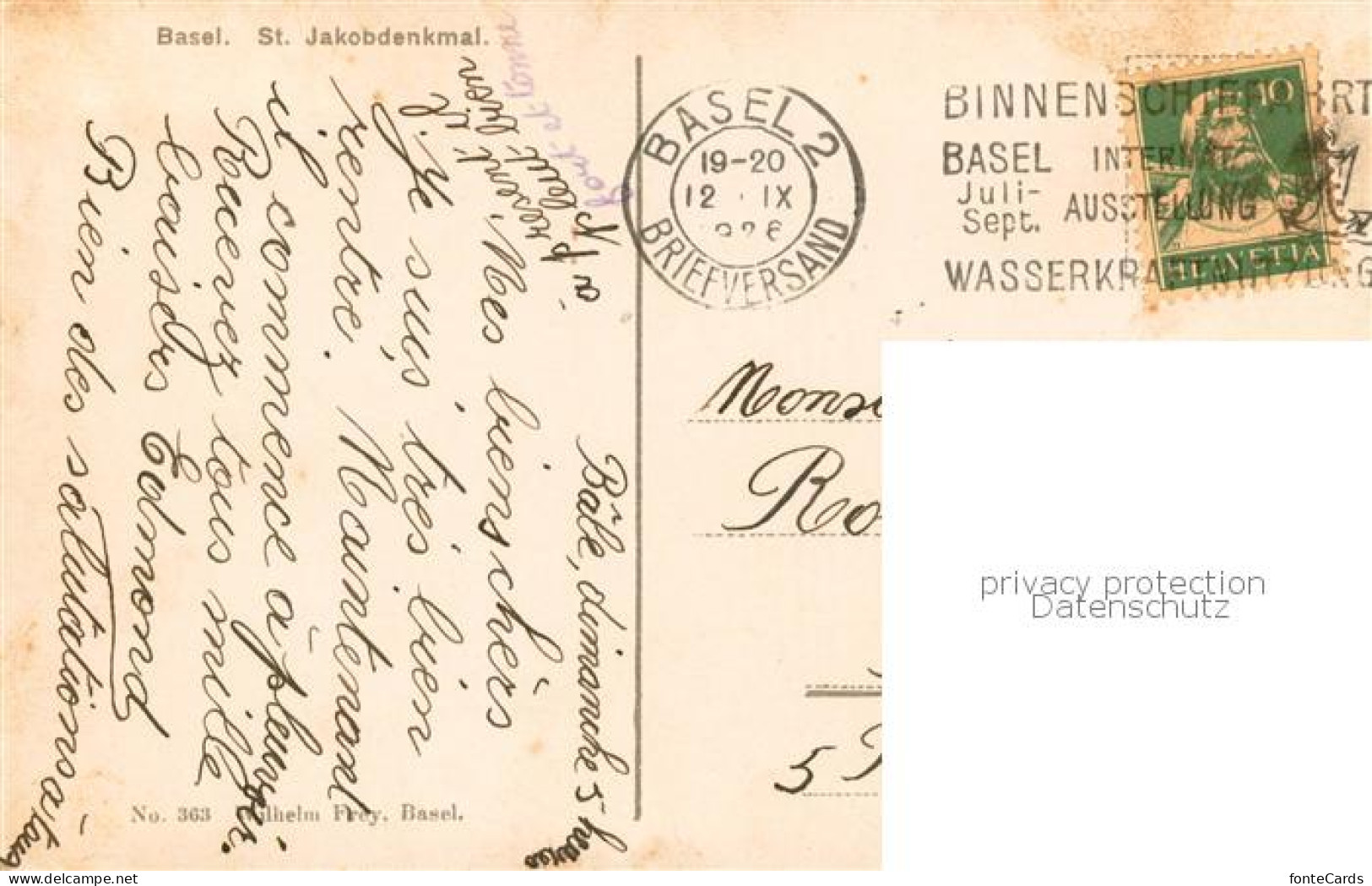 13792259 Basel BS St Jakobdenkmal Basel BS - Other & Unclassified