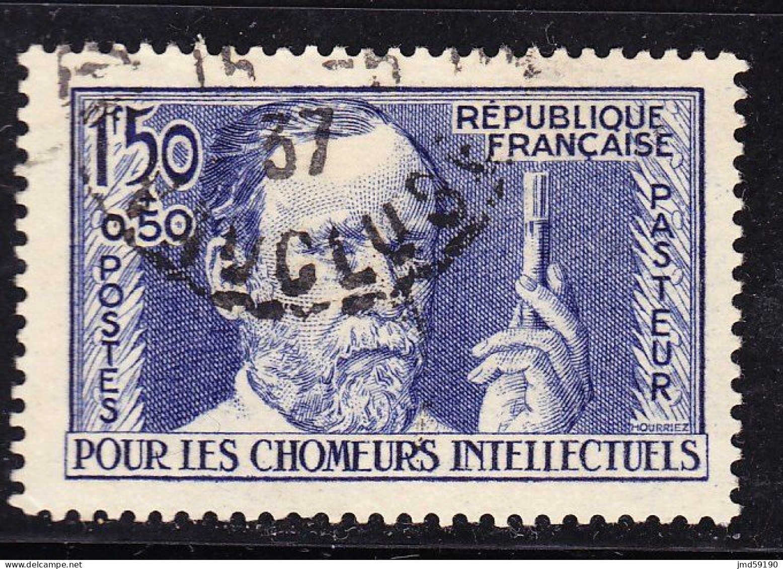 FRANCE Timbre Oblitéré N° 333 - Au Profit Des Chomeurs Intellectuels - Used Stamps