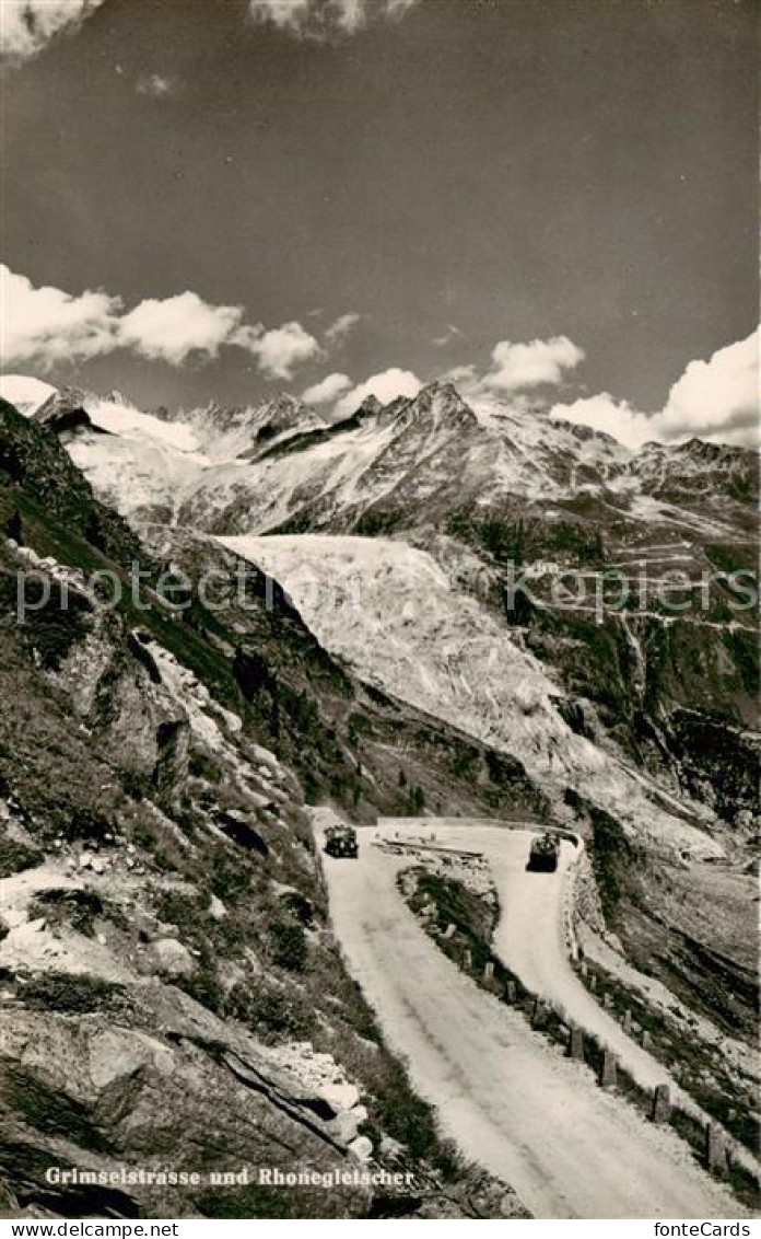 13791899 Grimselstrasse Mit Rhonegletscher Grimselstrasse - Autres & Non Classés