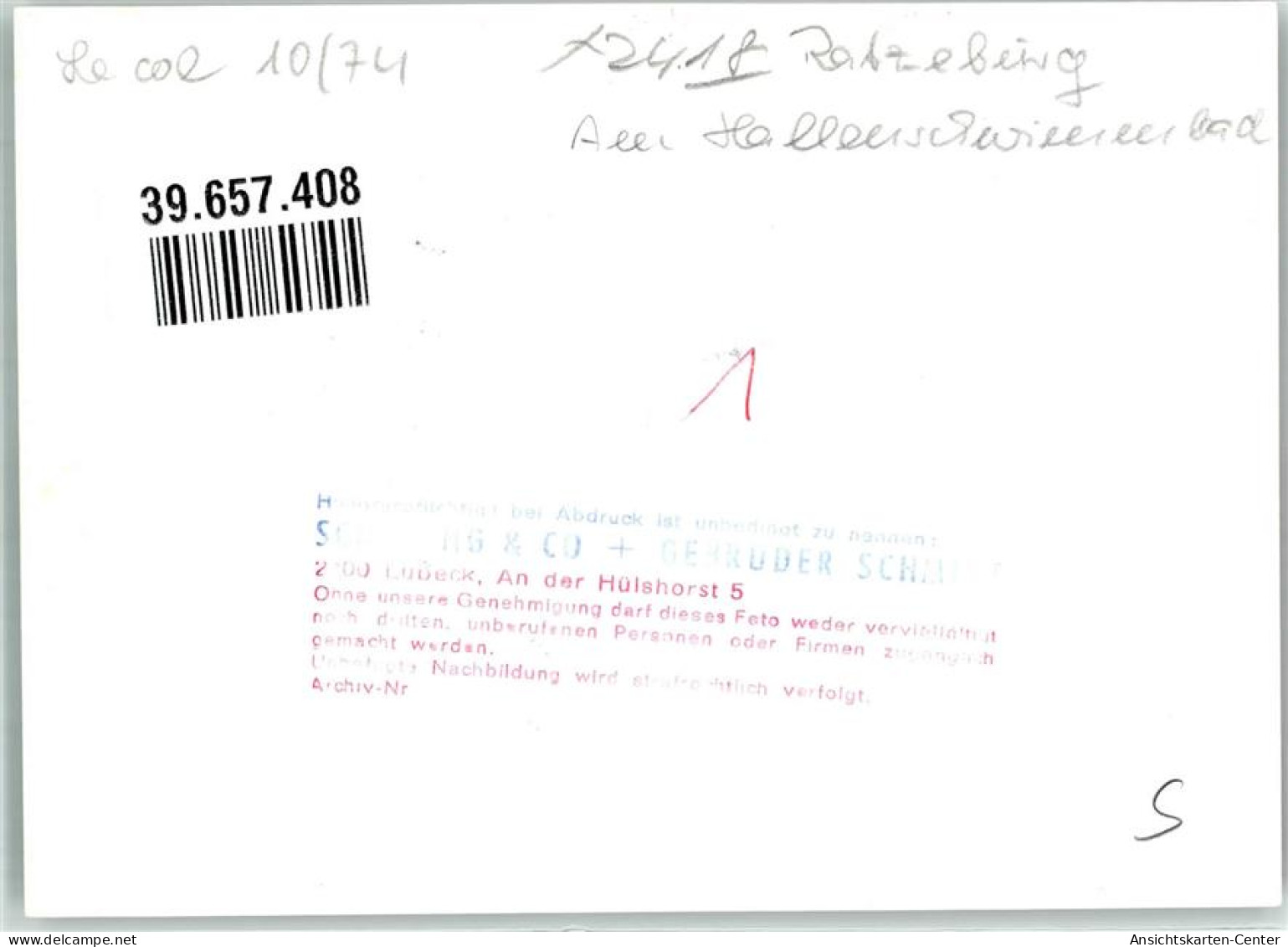 39657408 - Ratzeburg - Ratzeburg