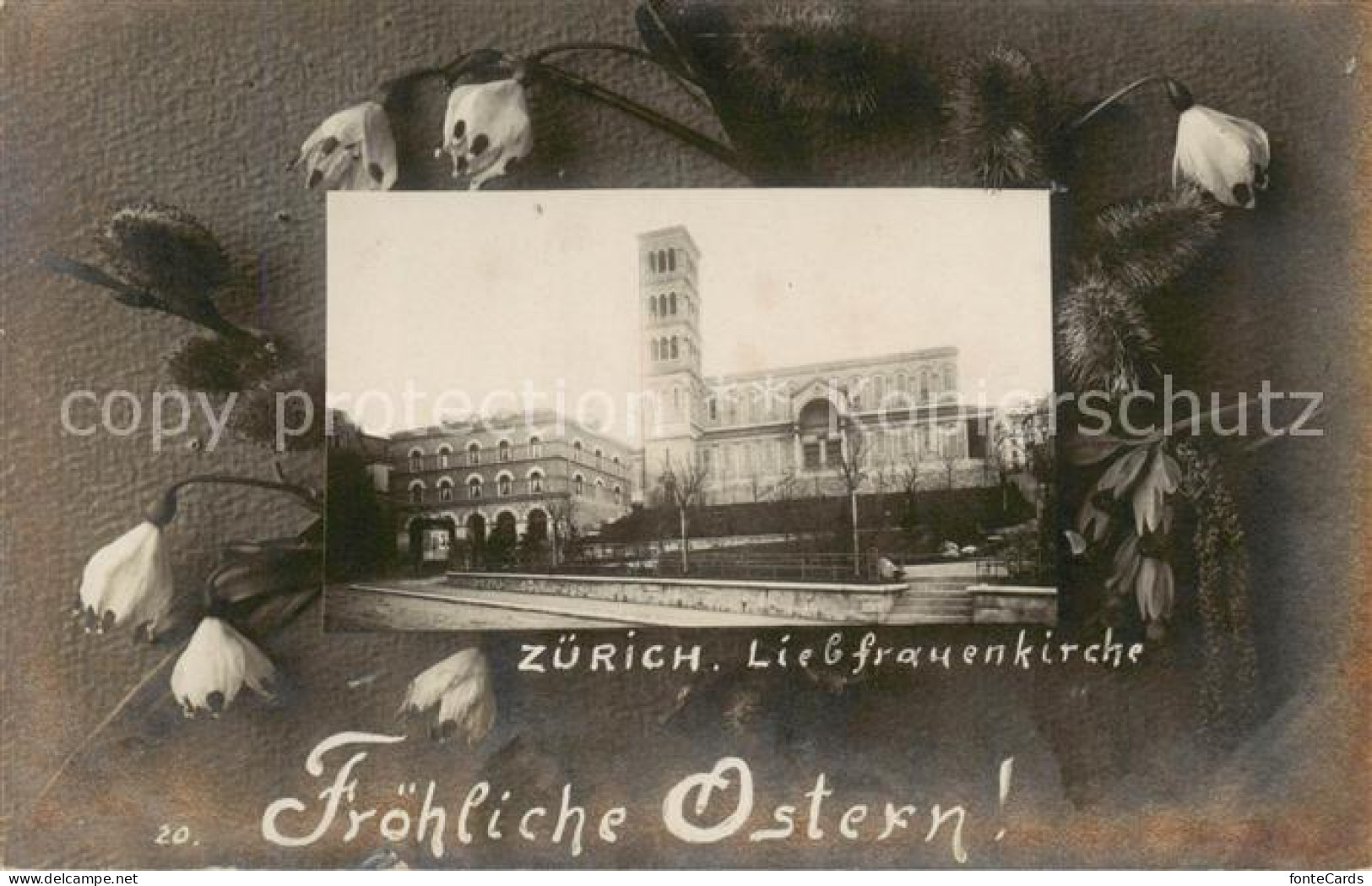 13790989 Zuerich ZH Liebfrauenkirche Aussenansicht Zuerich ZH - Altri & Non Classificati