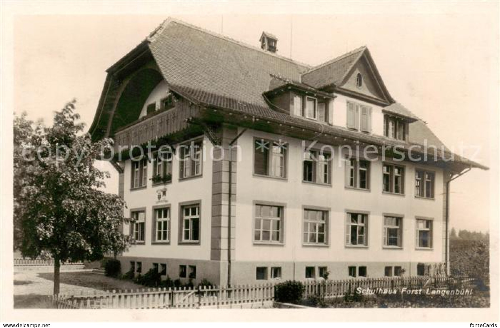 13790669 Laengenbuehl BE Schulhaus Forst Aussenansicht  - Other & Unclassified