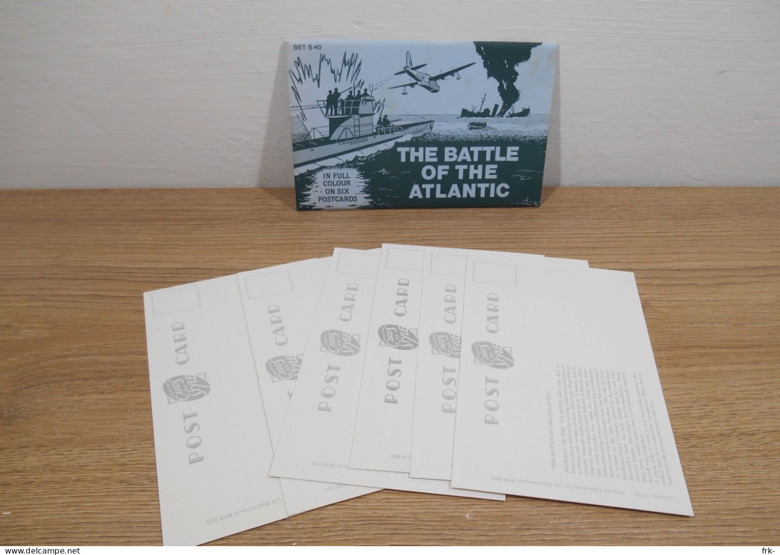 The Battle Of The Atlantic - Set Six Postcard - Weltkrieg 1939-45