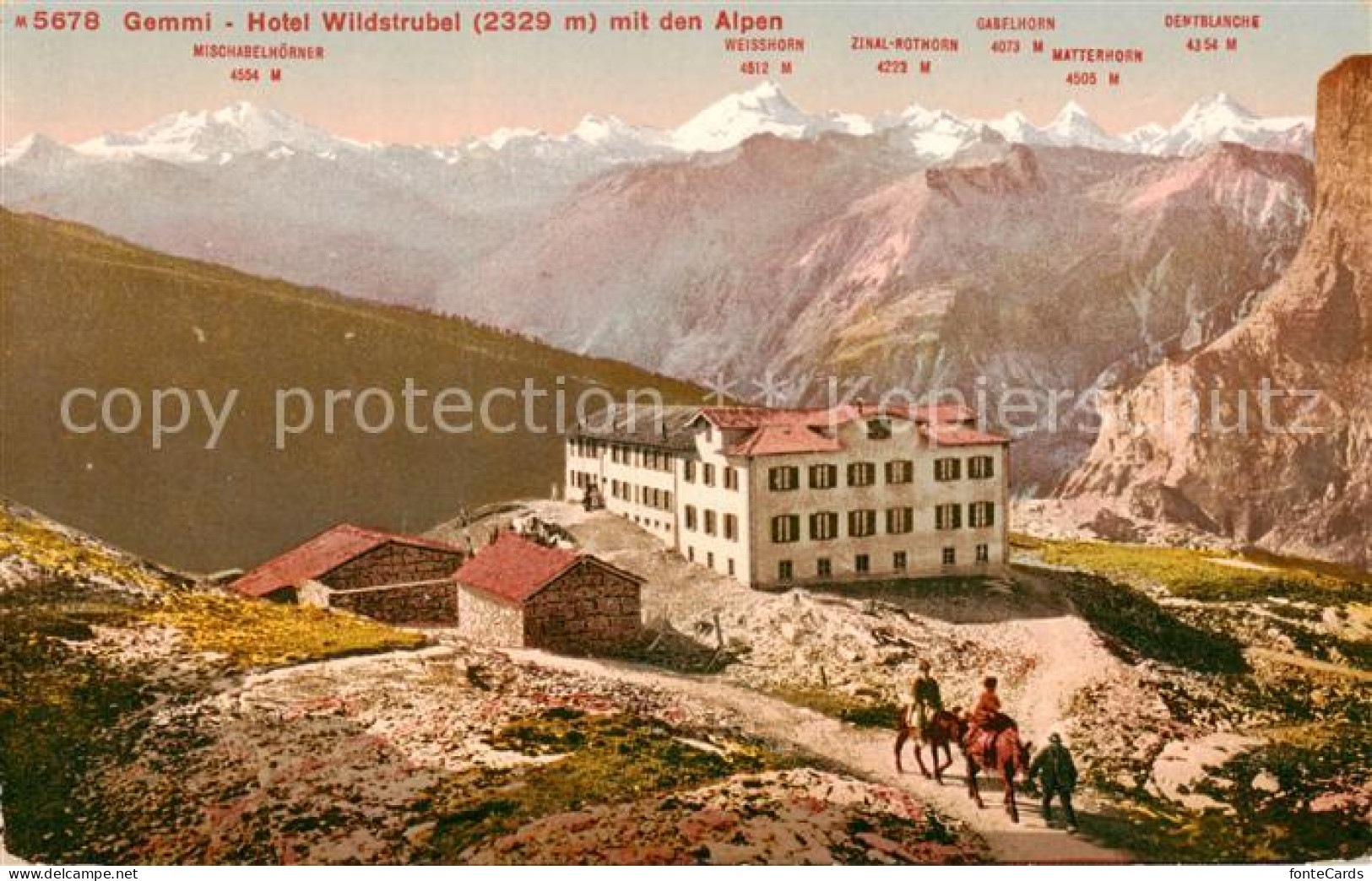 13788419 Gemmi VS Hotel Wildstrubel Mit Alpenpanorama  - Altri & Non Classificati